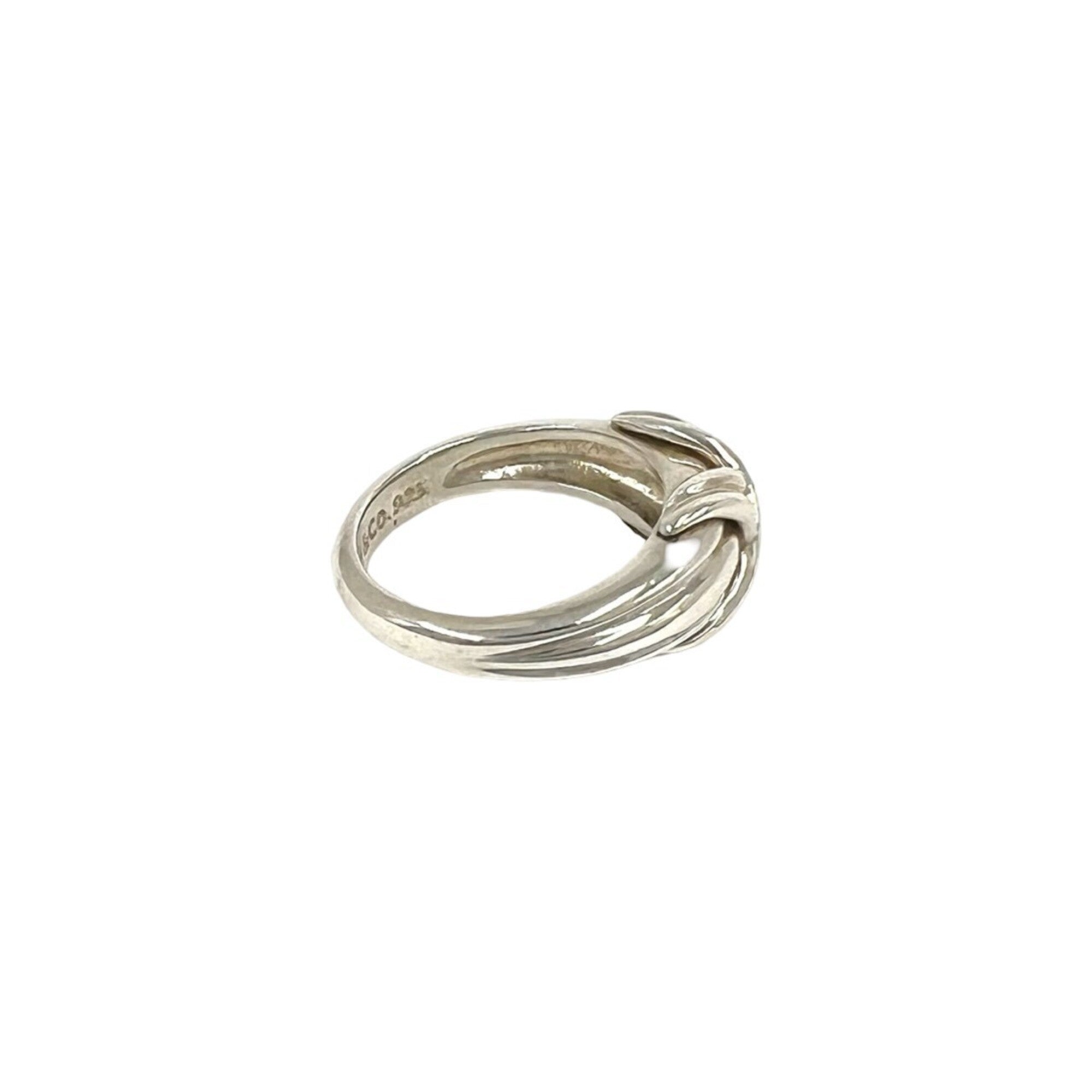 Tiffany Silver Silver 925 Band Ring (Pre-Owned)