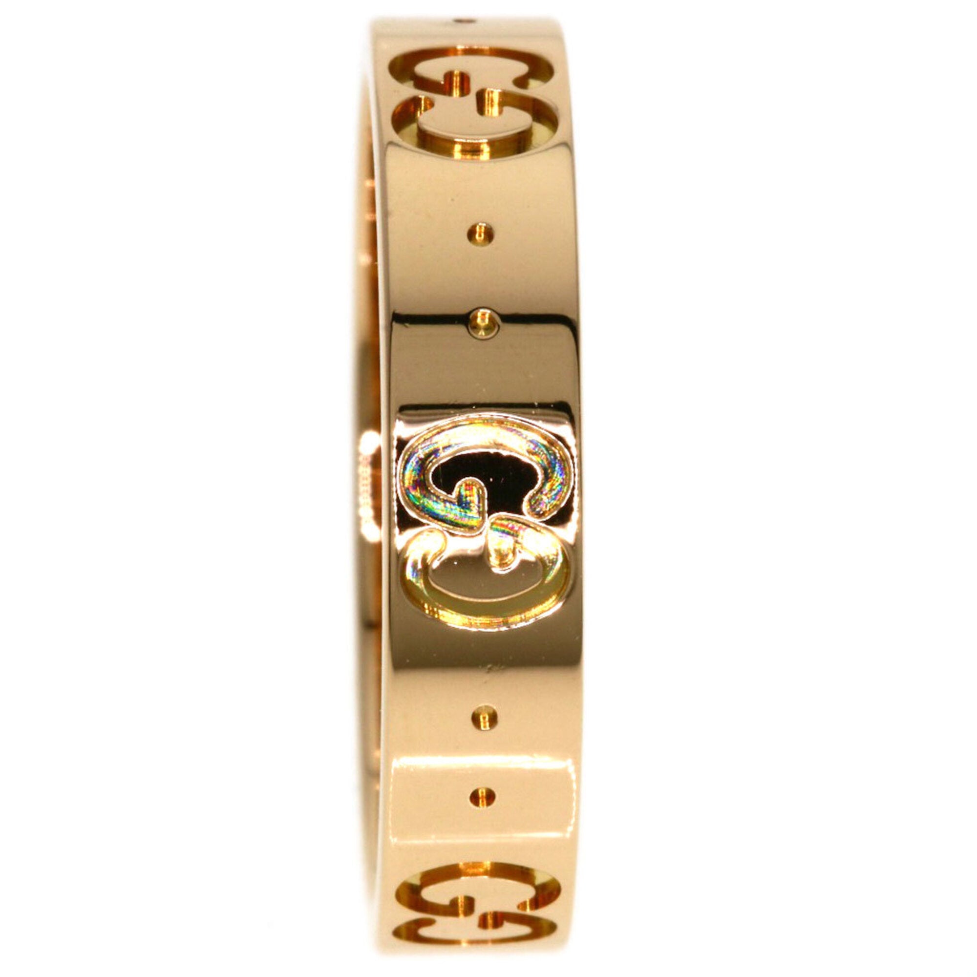 Gucci Icon Pink Gold (18K) Band Ring (Pre-Owned)