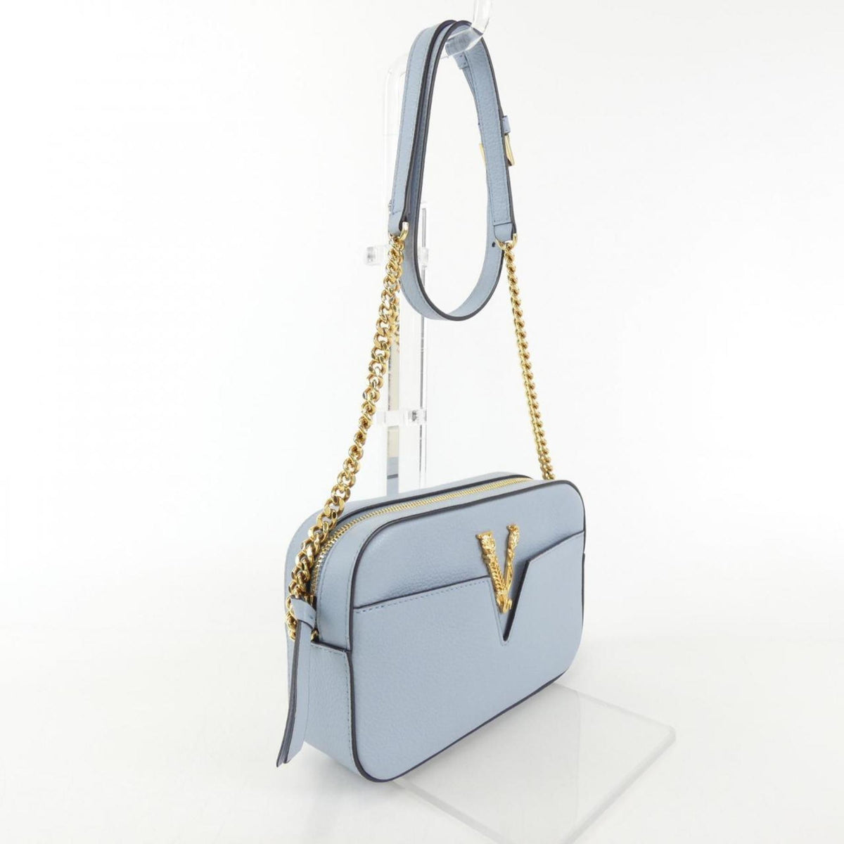 Versace Blue Handbag (Pre-Owned)