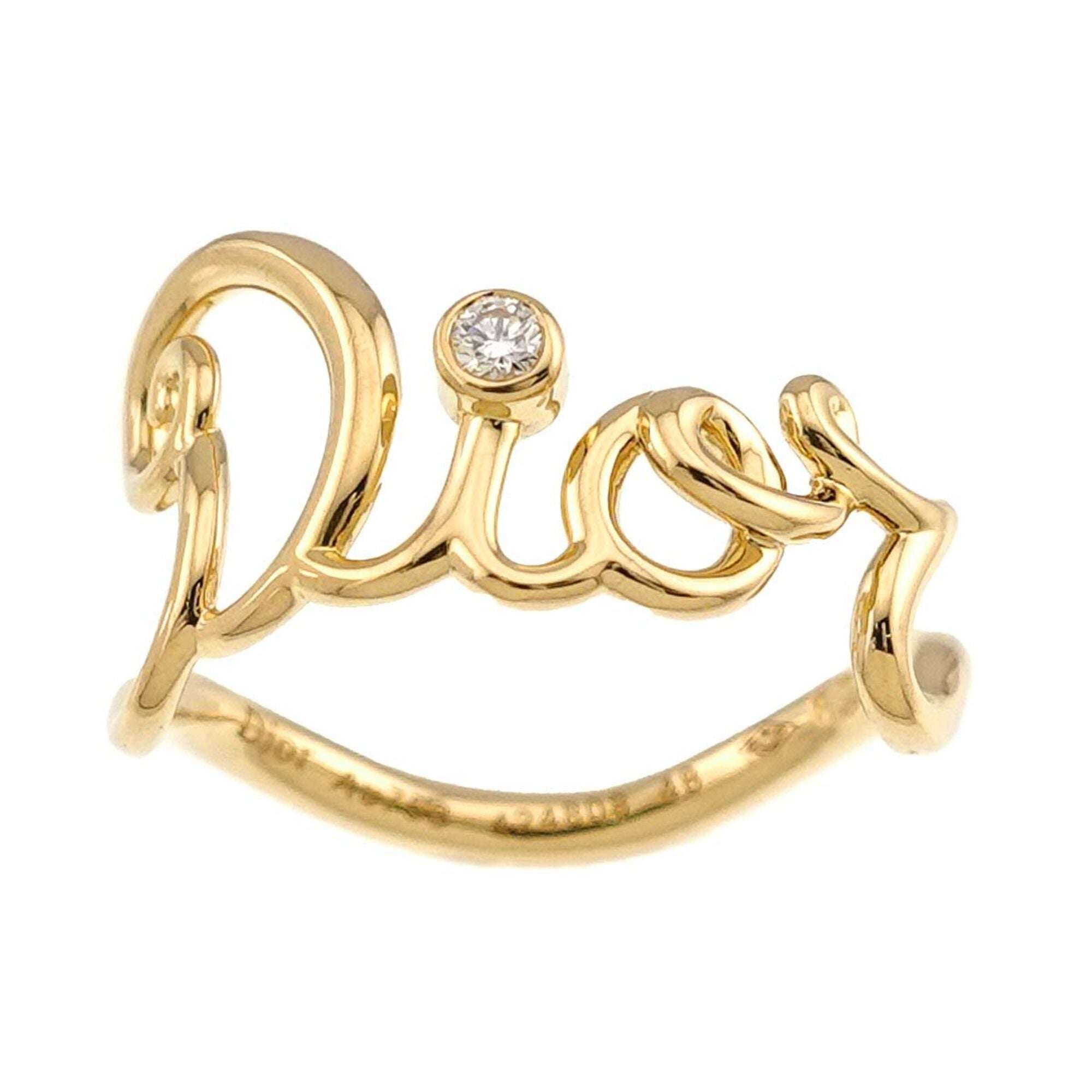 Christian Dior Yellow Gold Yellow Gold (18K) Band Ring (Pre-Owned)