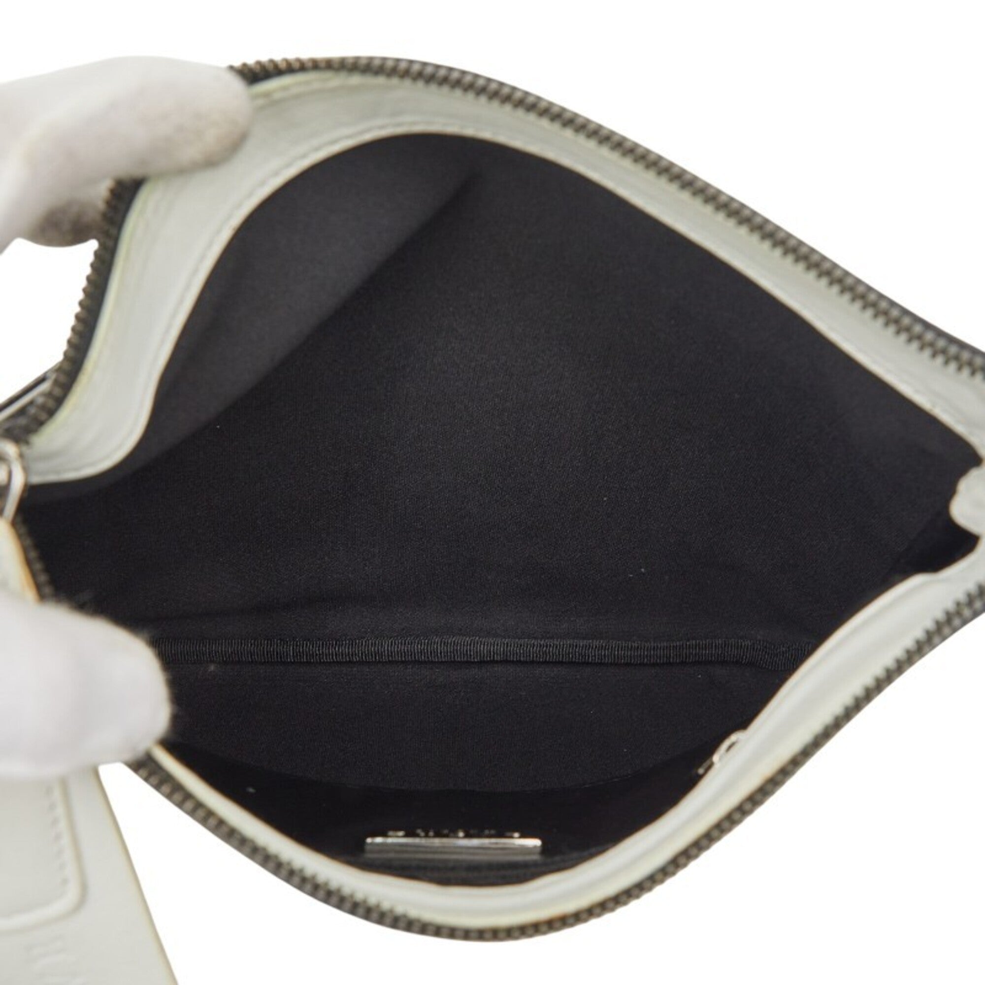Loewe Black White Pvc Leather Shoulder Bag (Pre-Owned)