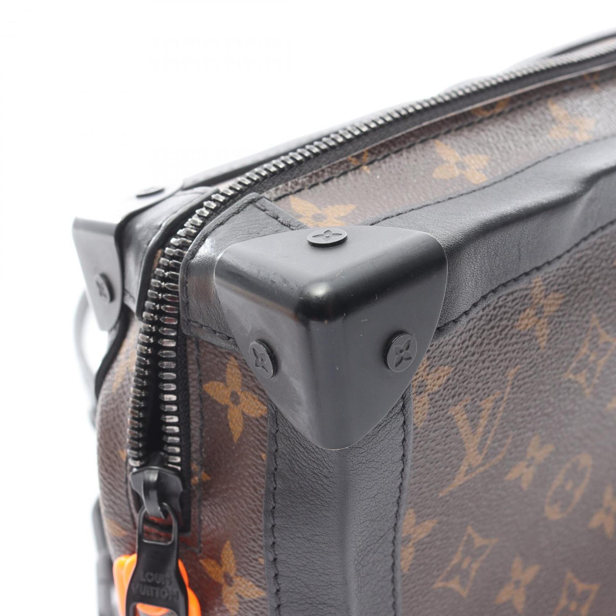 Louis Vuitton Black Brown Monogram Monogram Handbag Shoulder Bag (Pre-Owned)