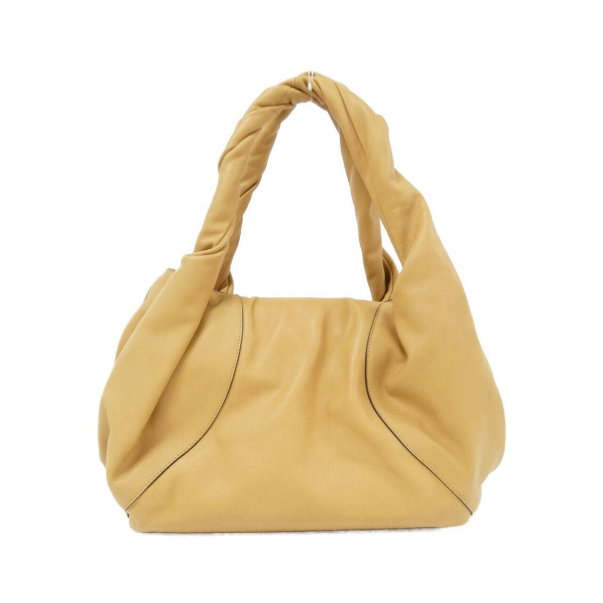 Fendi Beige Leather Shoulder Bag (Pre-Owned)