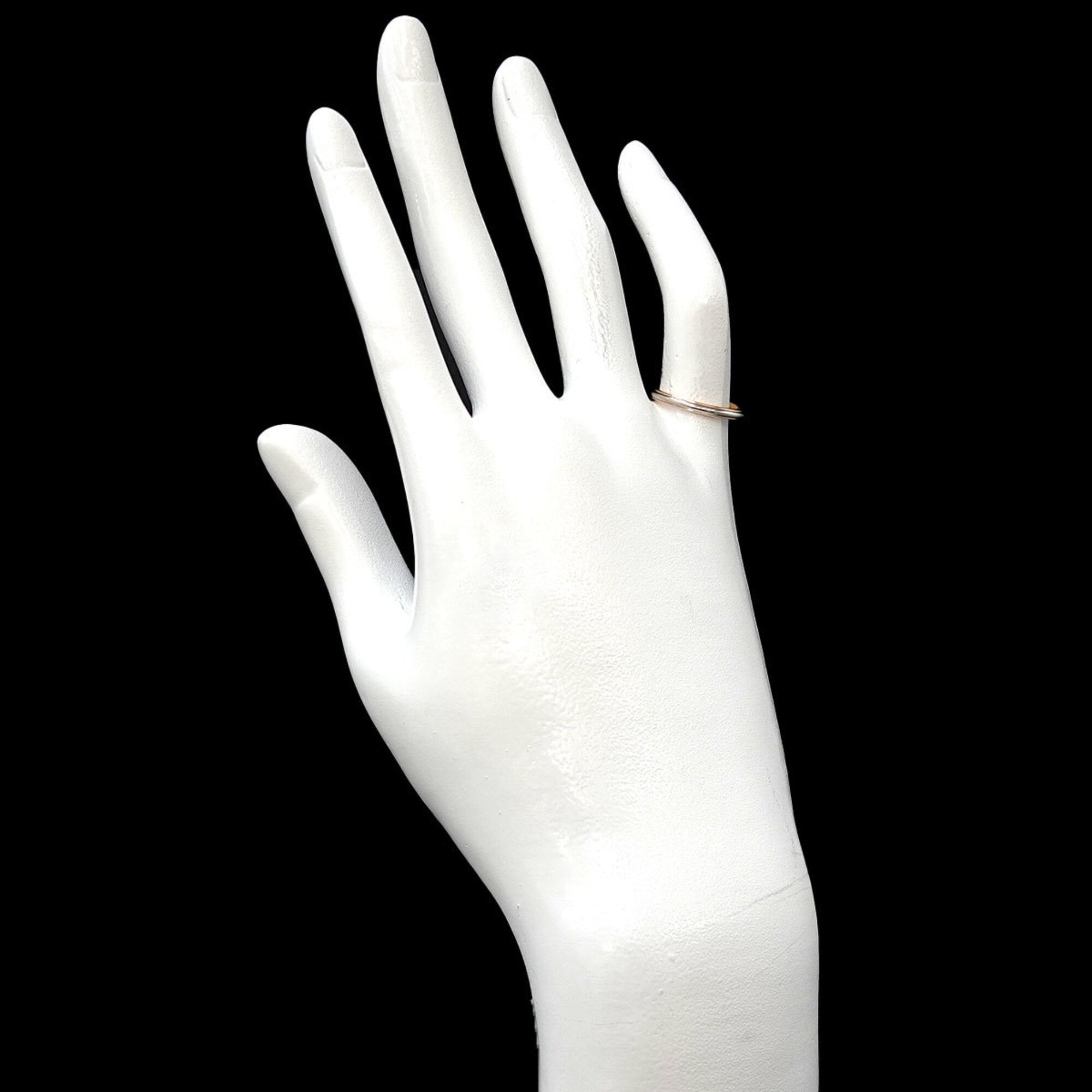 Tiffany Pink Gold (18K) Platinum 950 Band Ring (Pre-Owned)