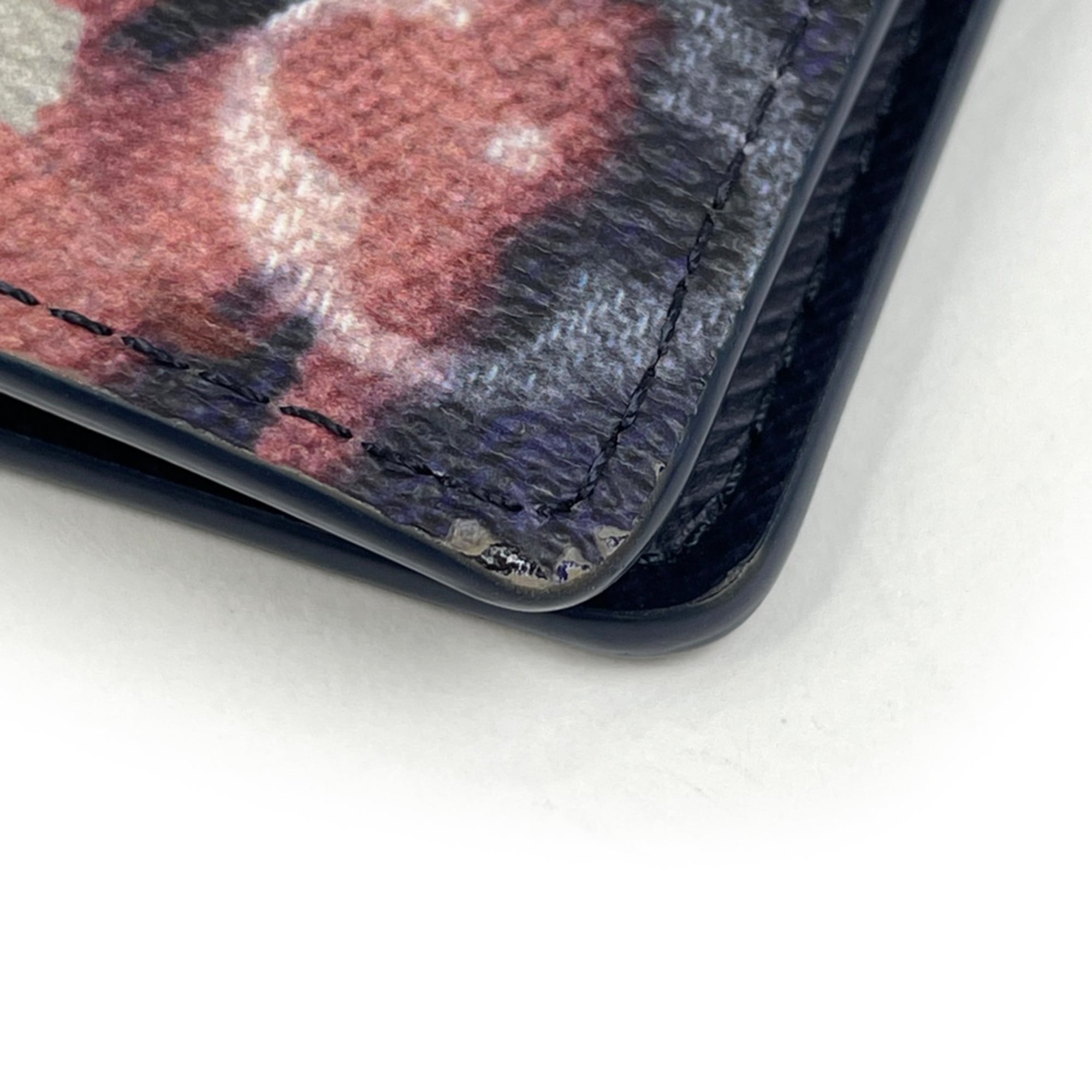 Louis Vuitton Navy Monogram Long Wallet (Bi-Fold) (Pre-Owned)
