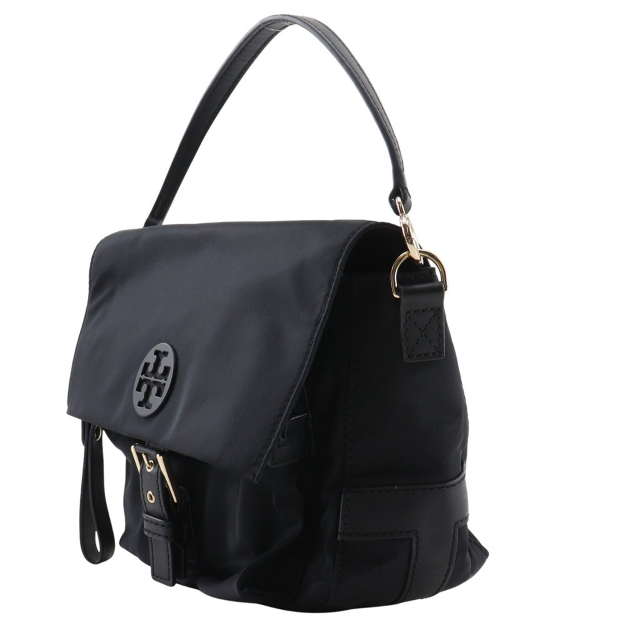 Tory Burch Black Nylon Shoulder Bag (Pre-Owned)