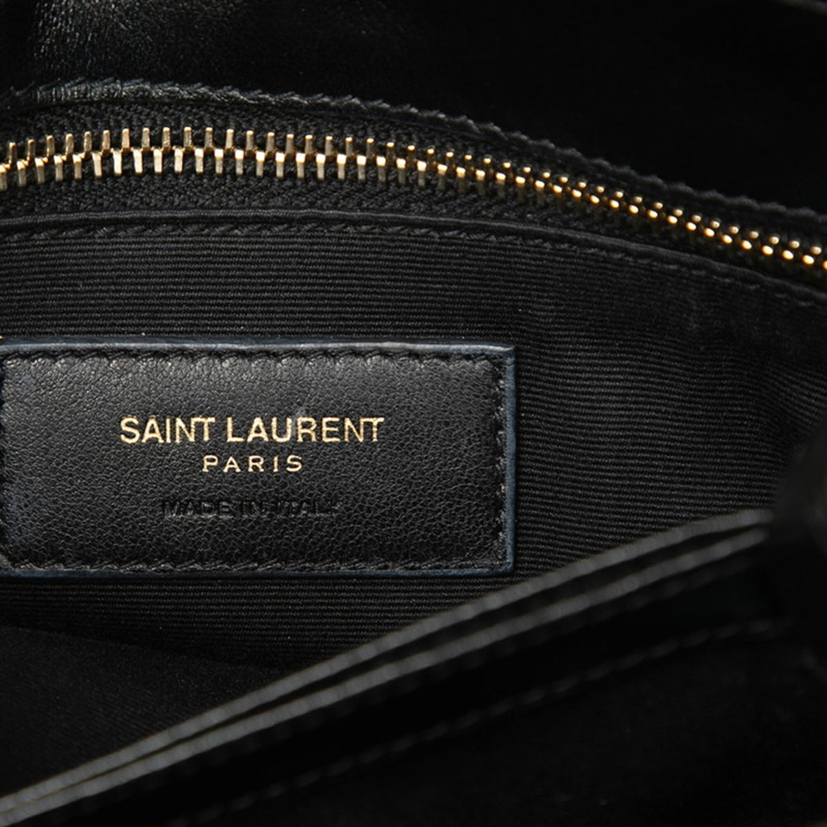 Saint Laurent Black Leather Shoulder Bag (Pre-Owned)