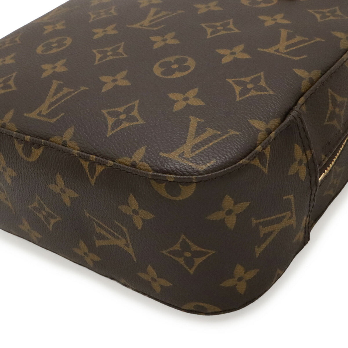 Louis Vuitton Brown Monogram Canvas Pvc Coated Canvas Handbag Shoulder Bag (Pre-Owned)