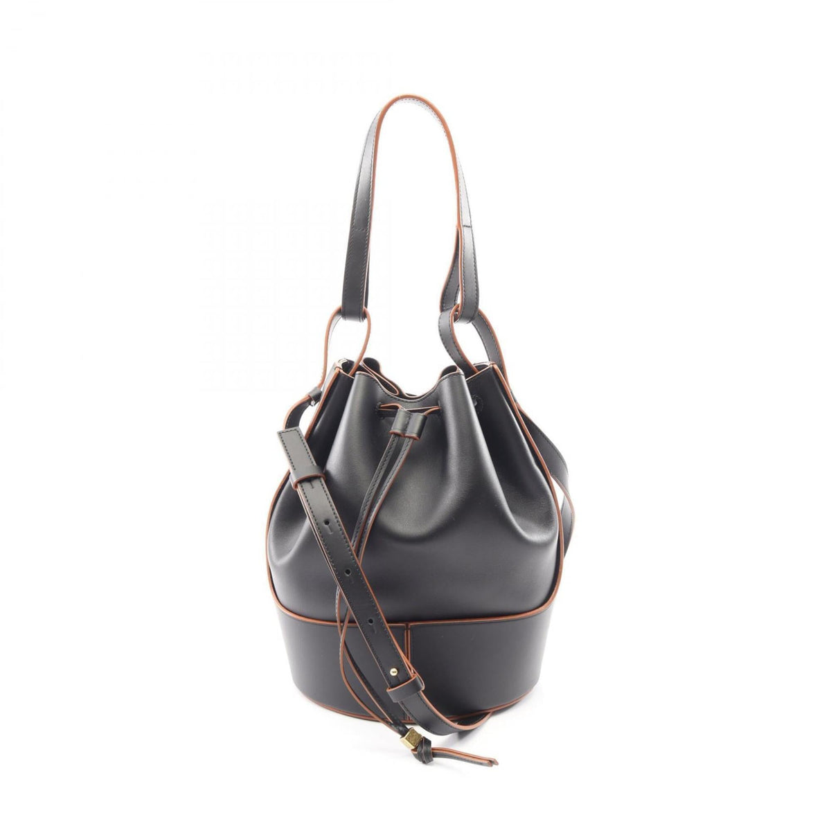 Loewe Black Leather Handbag Shoulder Bag (Pre-Owned)