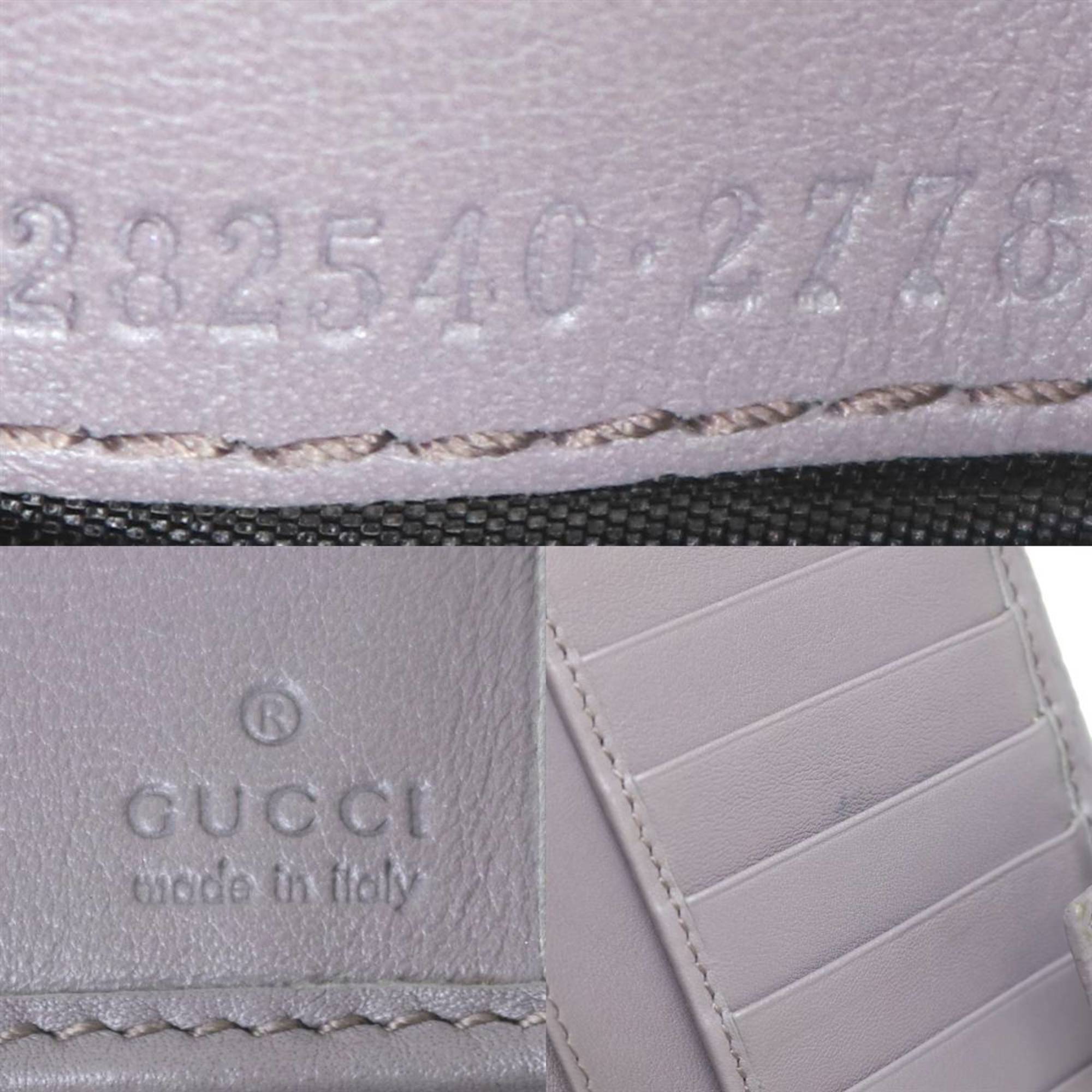 Gucci Purple Gray Long Wallet (Bi-Fold) (Pre-Owned)