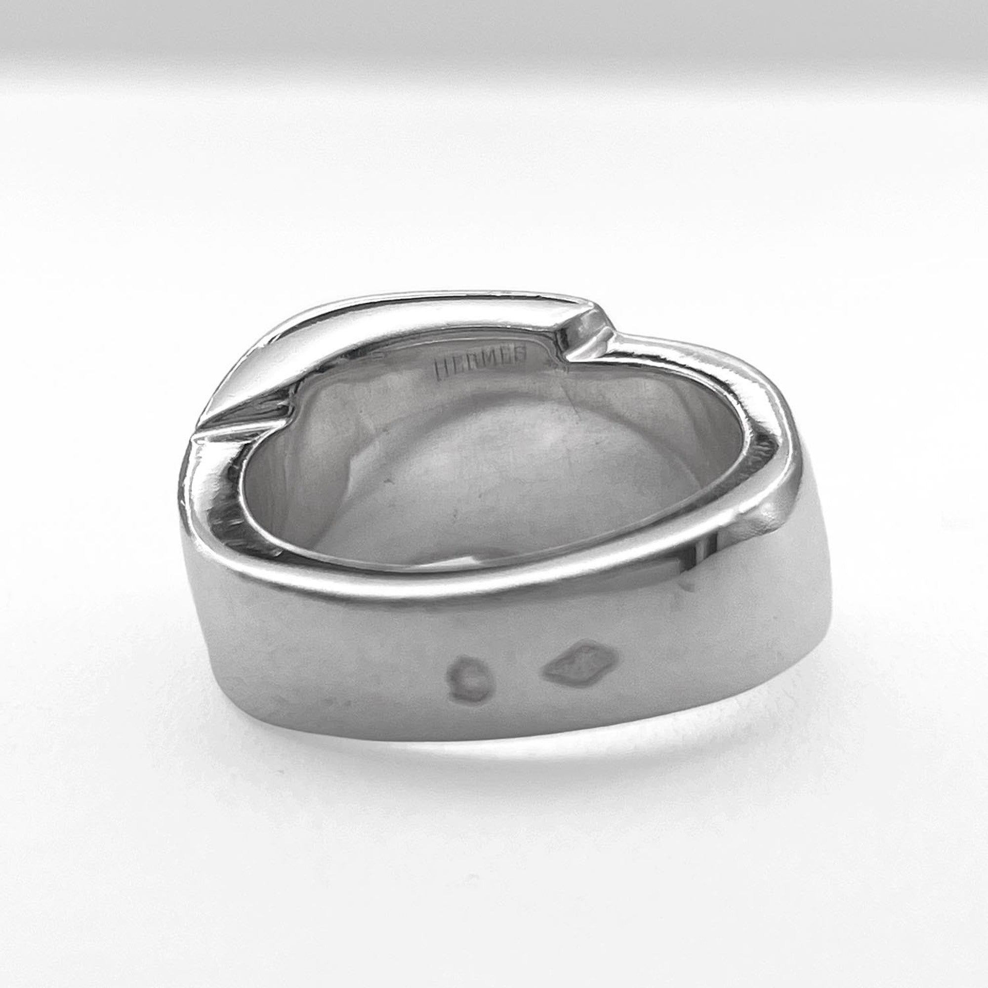 Hermes Silver Silver 925 Pinky Ring (Pre-Owned)