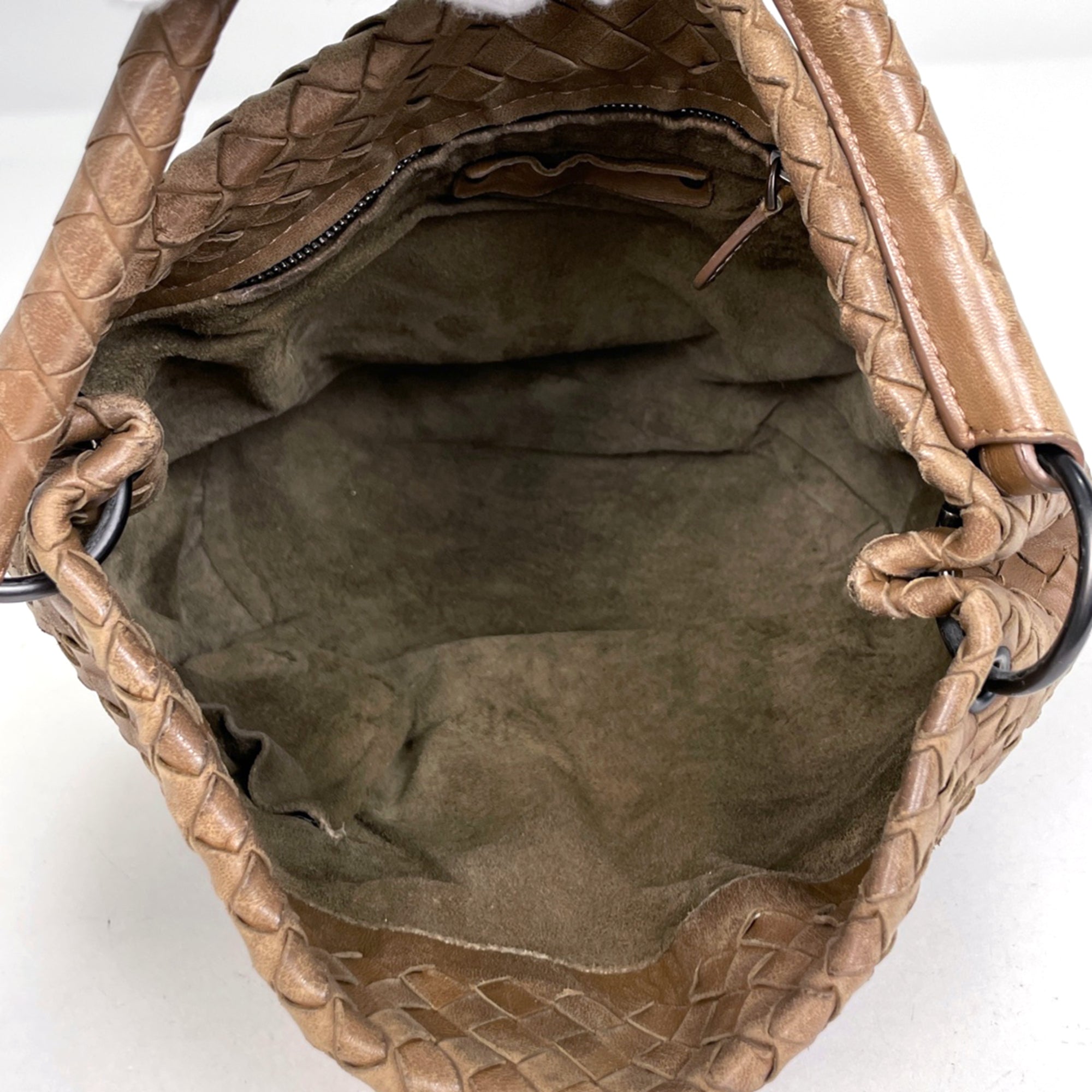 Bottega Veneta Brown Leather Handbag (Pre-Owned)