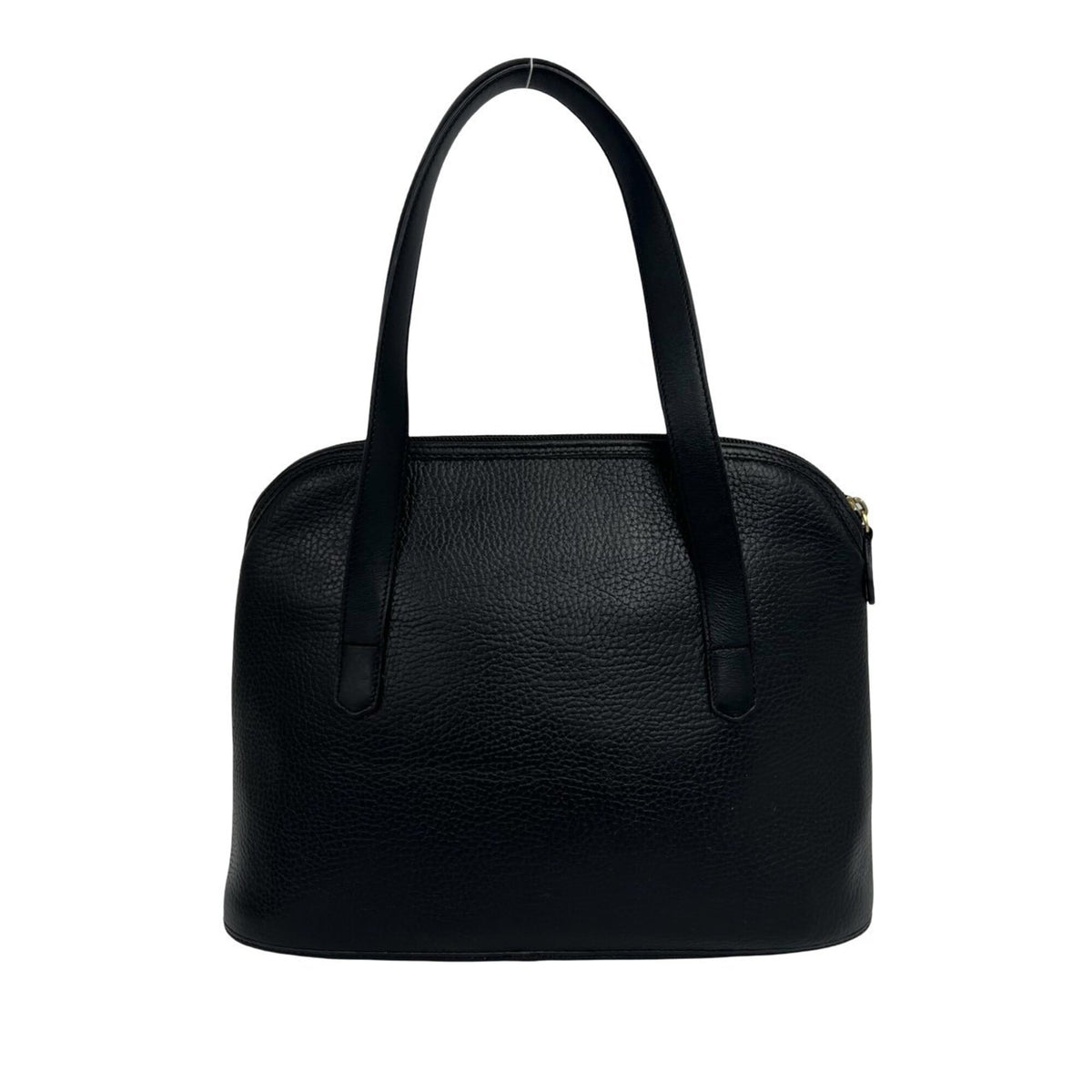 Christian Dior Black Leather Handbag Tote Bag (Pre-Owned)