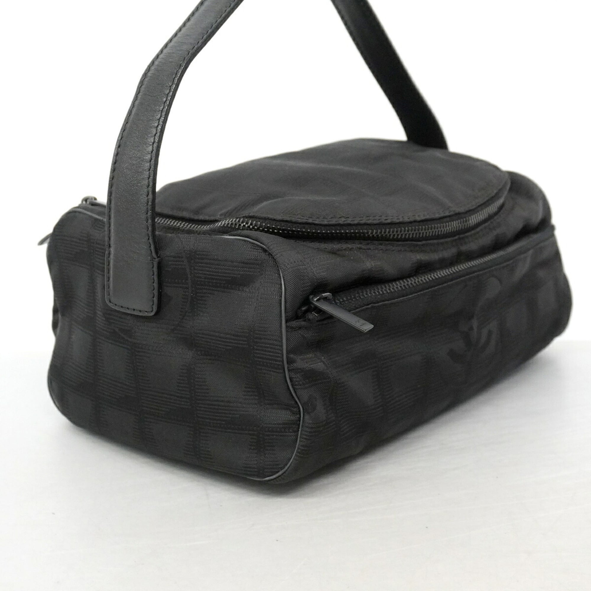 Chanel Black Nylon Vanity Bag (Pre-Owned)