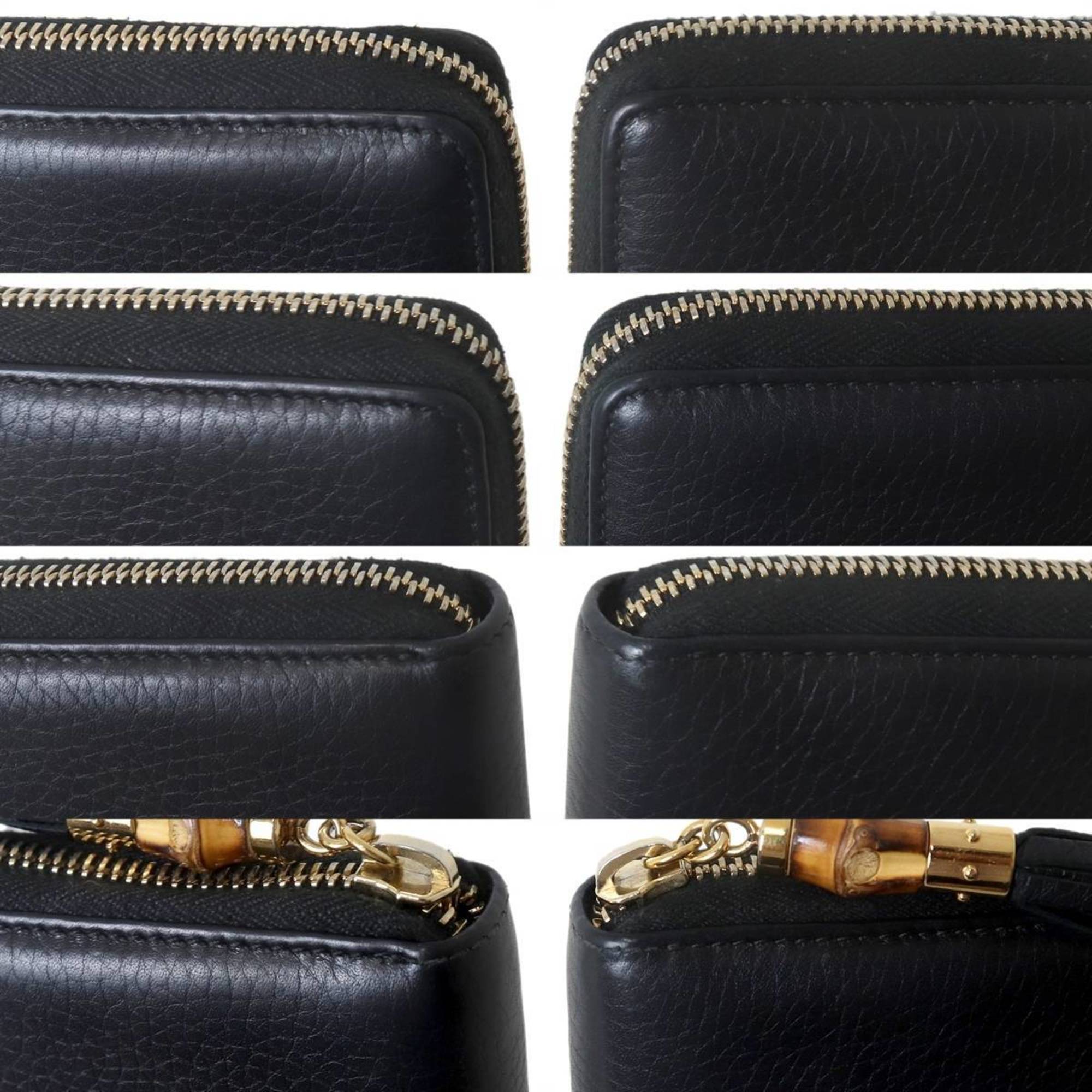 Gucci Black Long Wallet (Bi-Fold) (Pre-Owned)