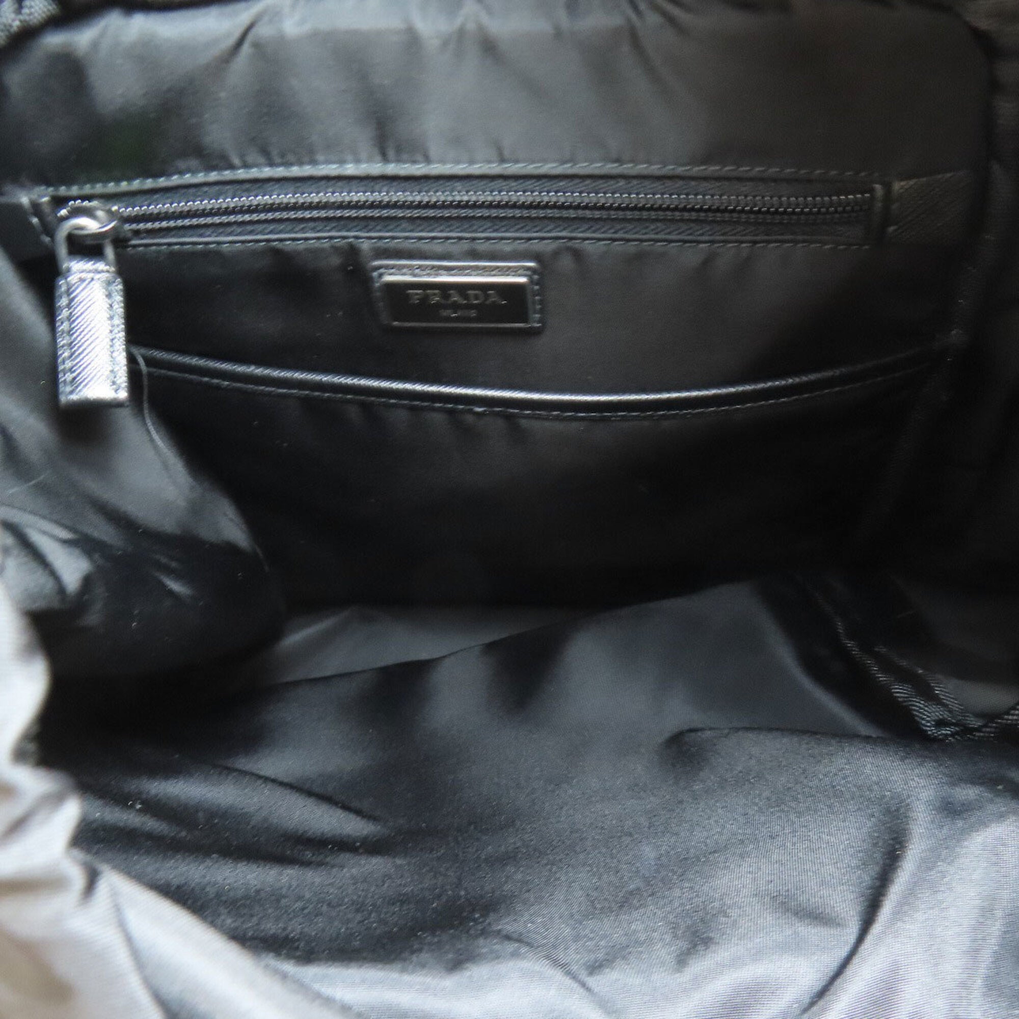 Prada Black Nylon Backpack (Pre-Owned)