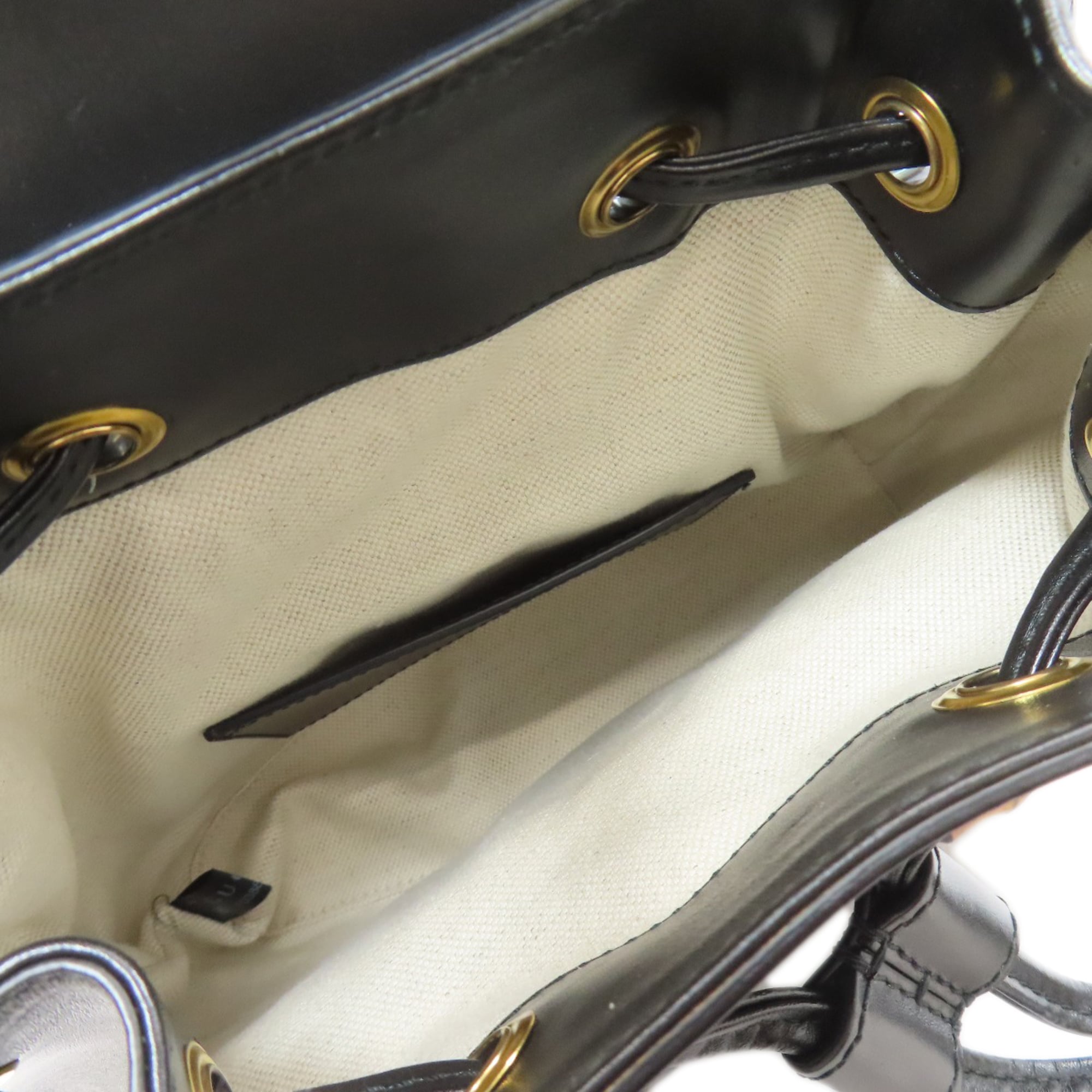 Gucci Black Leather Backpack (Pre-Owned)