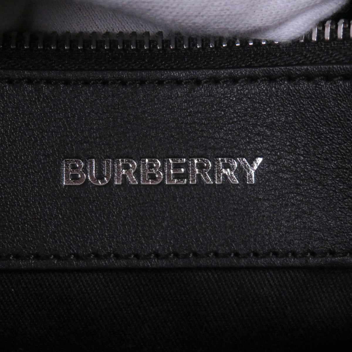 Burberry Black Polyester Cotton Briefcase Messenger Bag Shoulder Bag (Pre-Owned)