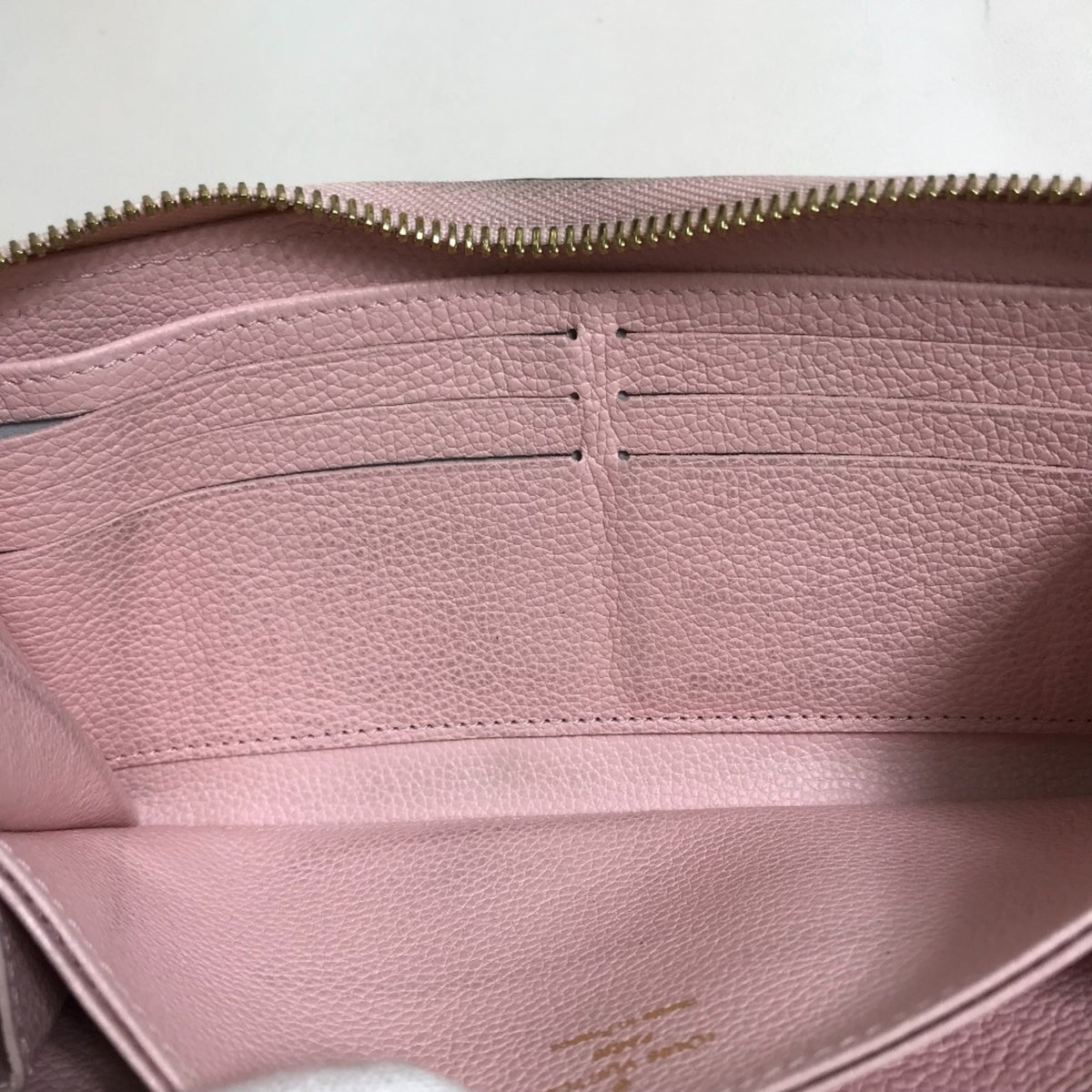 Louis Vuitton Monogram Empreinte Pink Monogram Empreinte Long Wallet (Bi-Fold) (Pre-Owned)