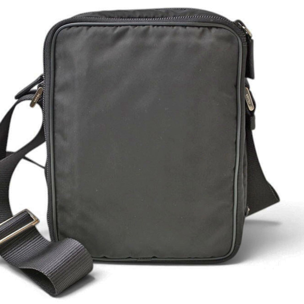Prada Black Nylon Crossbody Bag Shoulder Bag (Pre-Owned)
