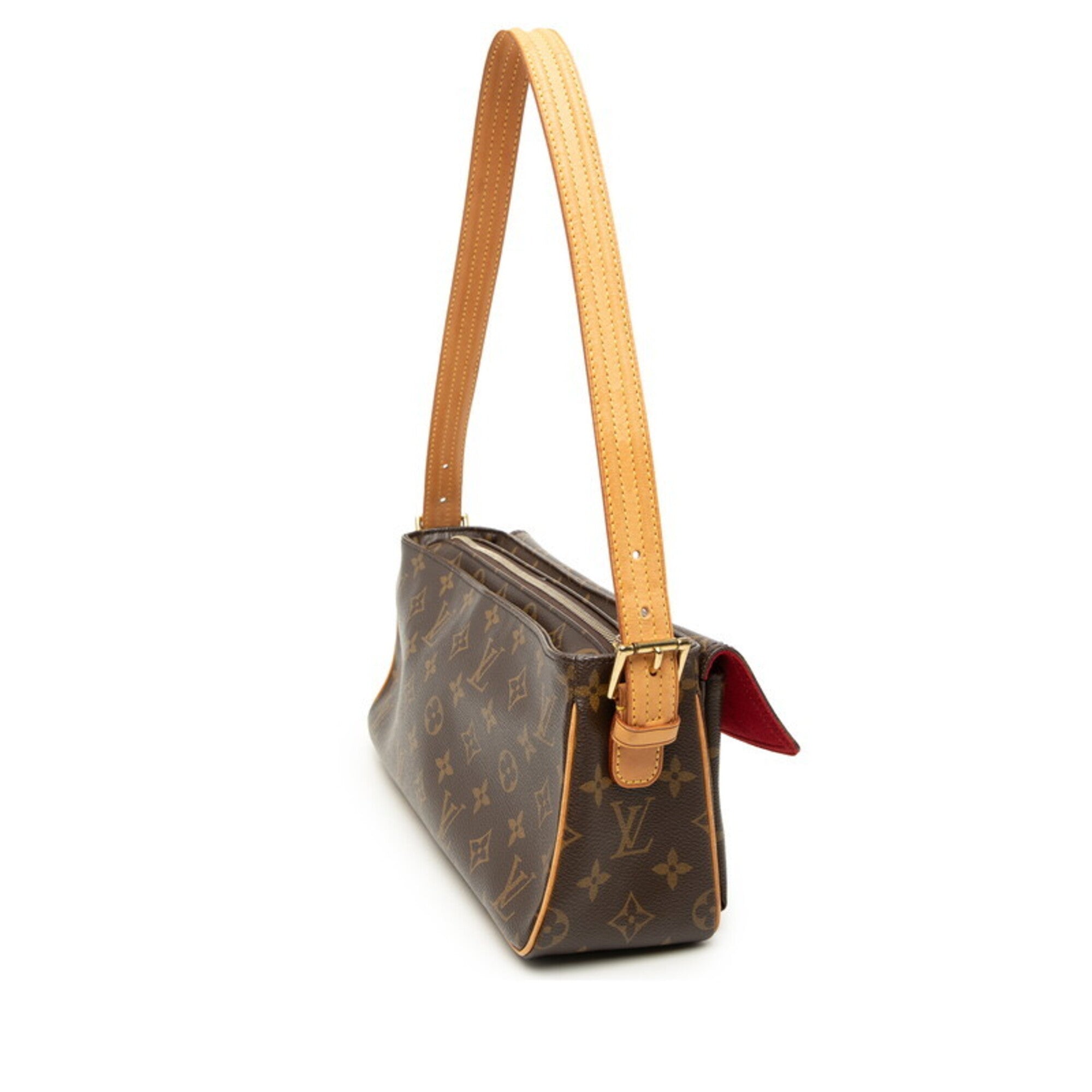 Louis Vuitton Brown Pvc Leather Shoulder Bag (Pre-Owned)