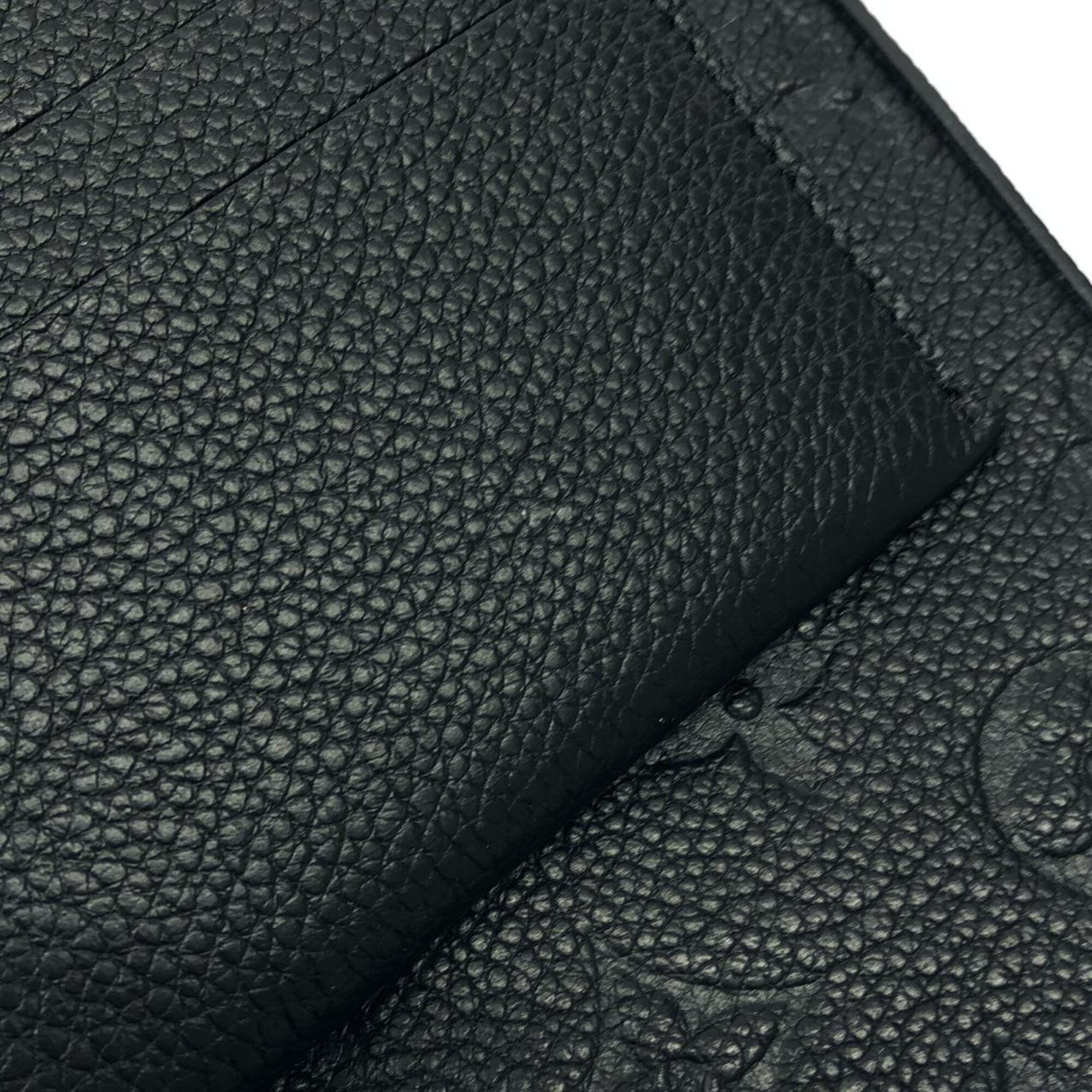 Louis Vuitton Black Leather Pochette Shoulder Bag (Pre-Owned)