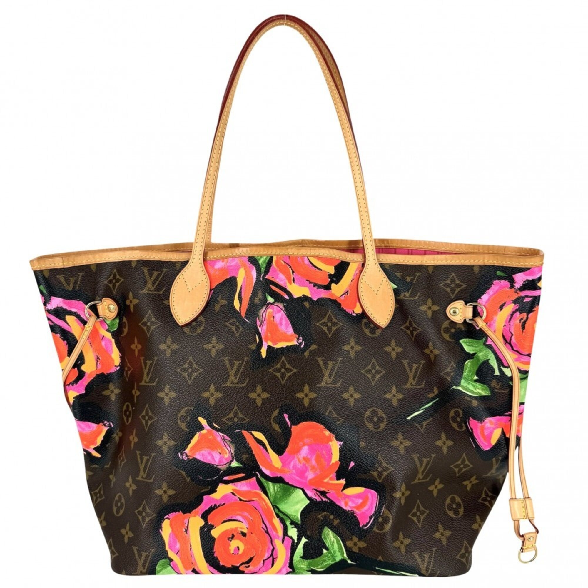 Louis Vuitton Monogram Brown Pink Monogram Rose Handbag Tote Bag (Pre-Owned)