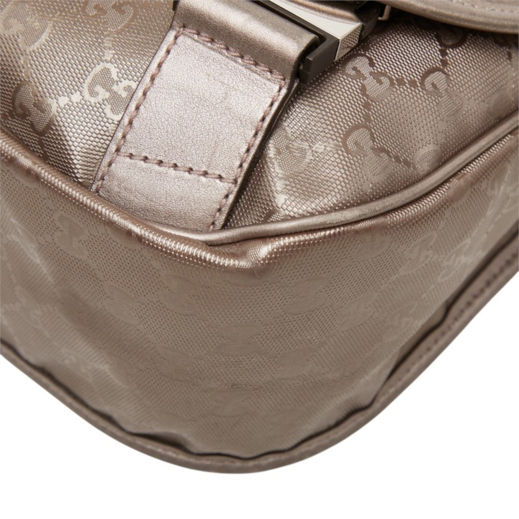 Gucci Brown Pvc Messenger Bag Shoulder Bag (Pre-Owned)