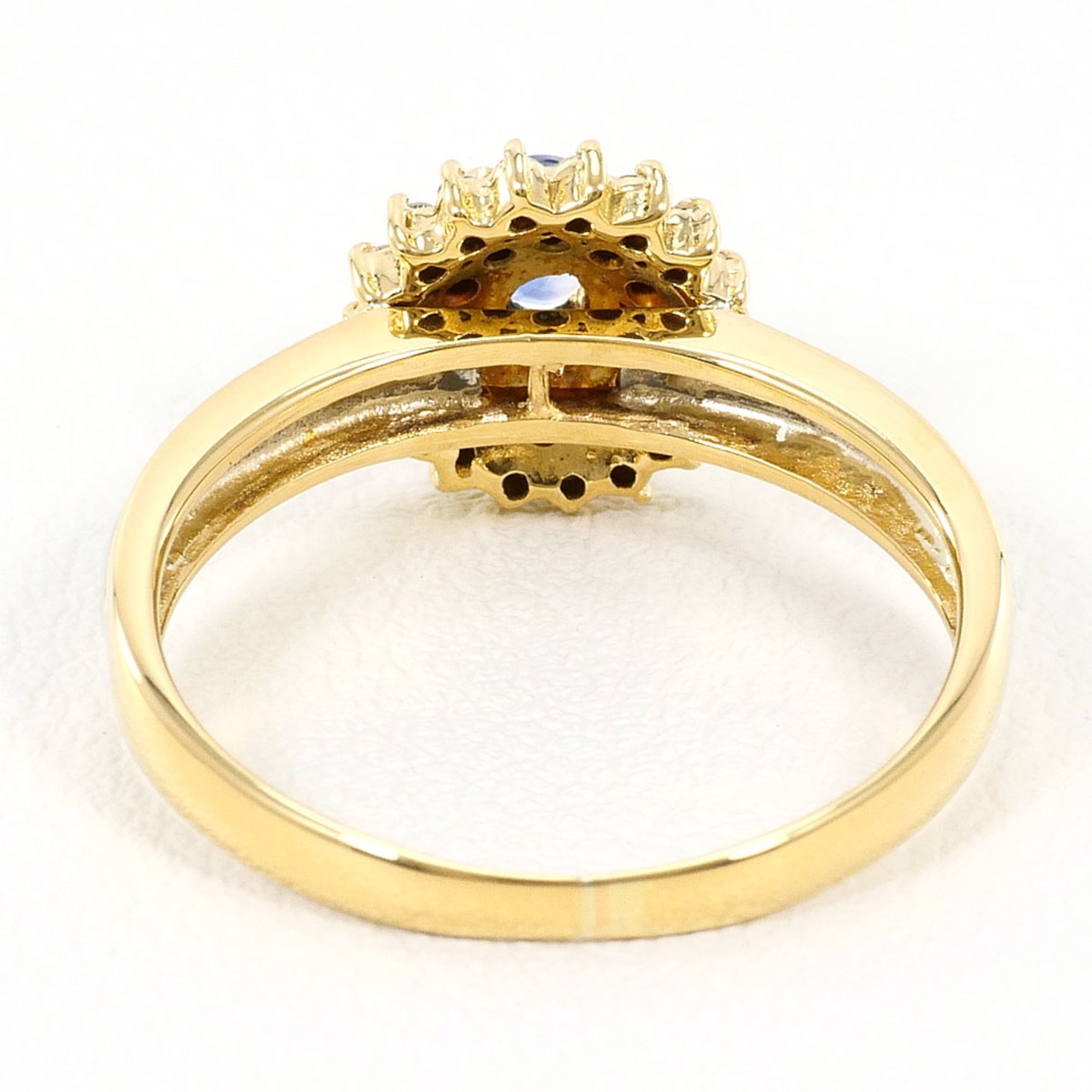 Unbranded Platinum Yellow Gold Yellow Gold (18K) Platinum 900 Band Ring (Pre-Owned)