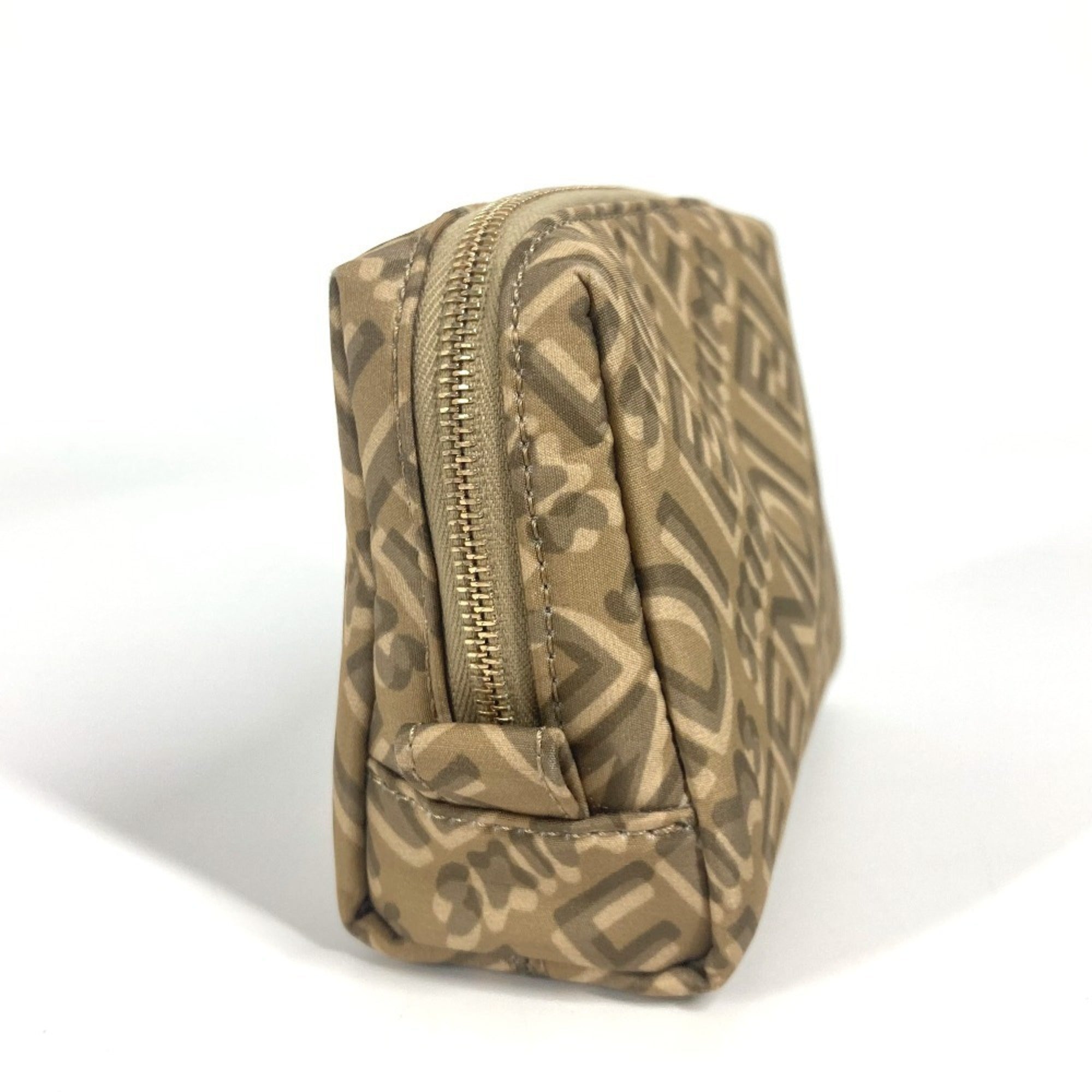 Fendi Beige Nylon Pouch (Pre-Owned)
