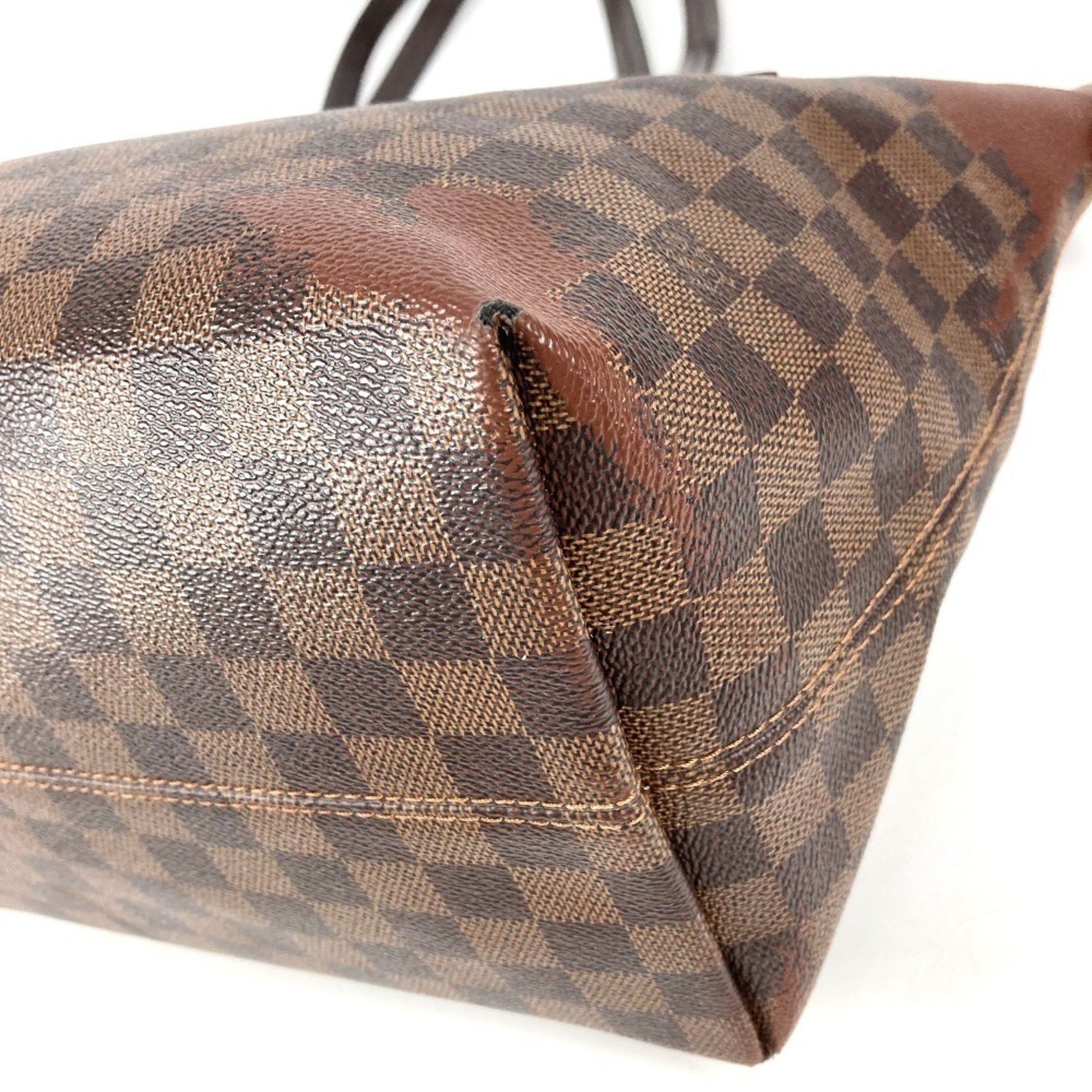 Louis Vuitton Damier Brown Ebene Damier Canvas Shoulder Bag Tote Bag (Pre-Owned)