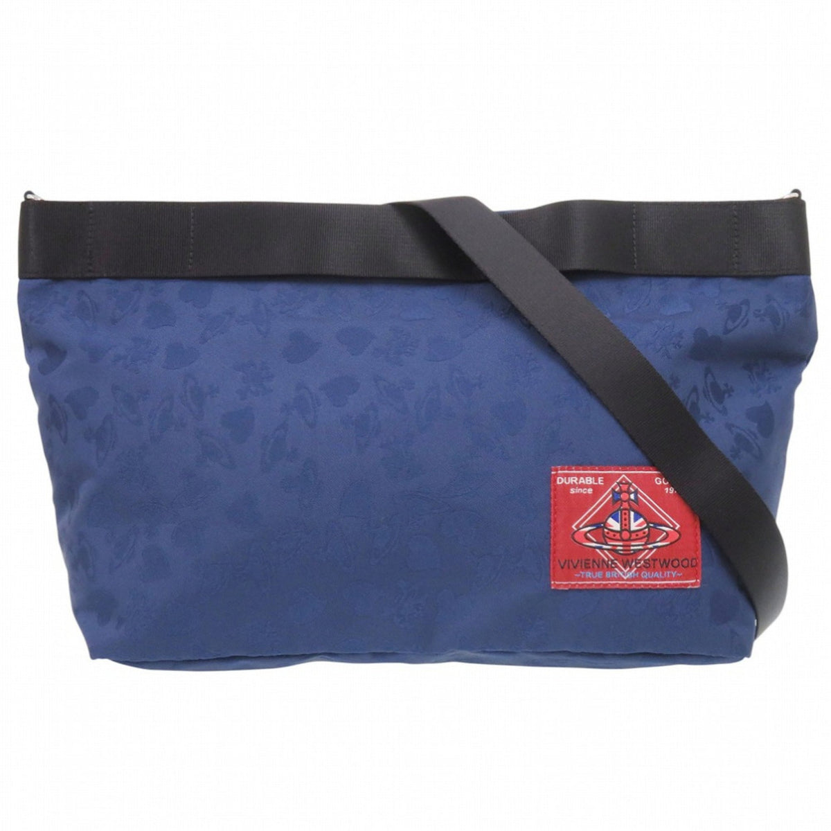Vivienne Westwood Navy Nylon Shoulder Bag (Pre-Owned)