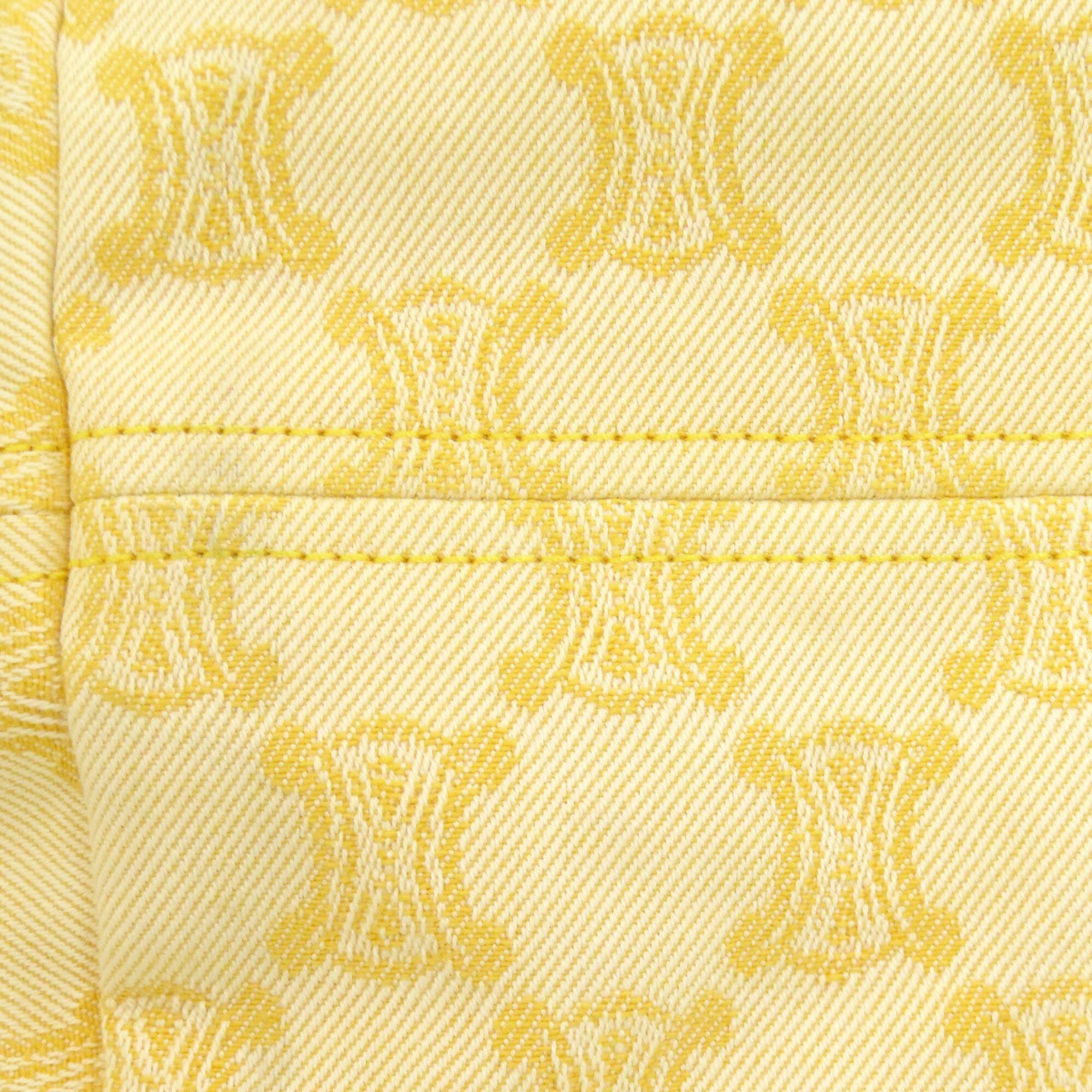 Celine Yellow Canvas Tote Bag (Pre-Owned)