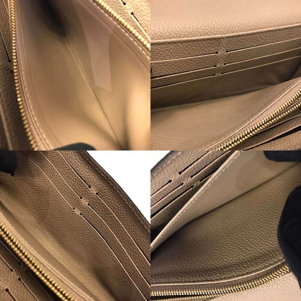 Louis Vuitton Monogram Empreinte Tourterelle Monogram Empreinte Long Wallet (Bi-Fold) (Pre-Owned)