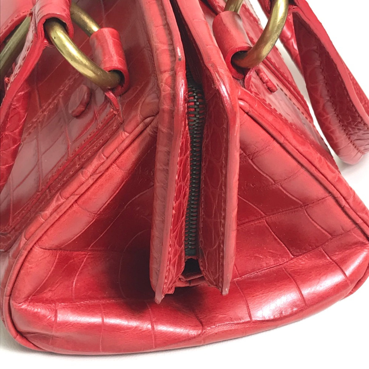 Celine Red Leather Handbag (Pre-Owned)