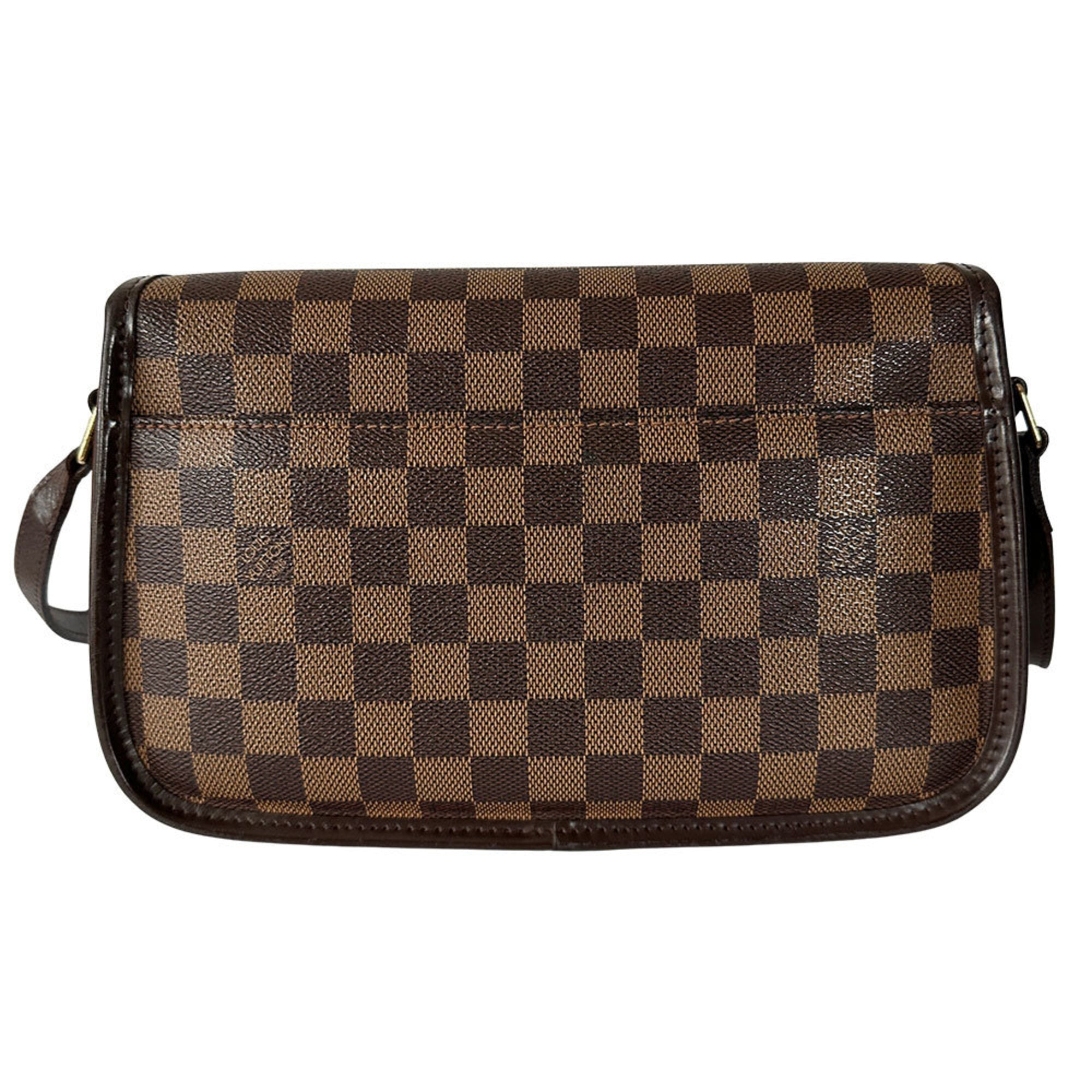 Louis Vuitton Brown Damier Canvas Handbag Shoulder Bag (Pre-Owned)