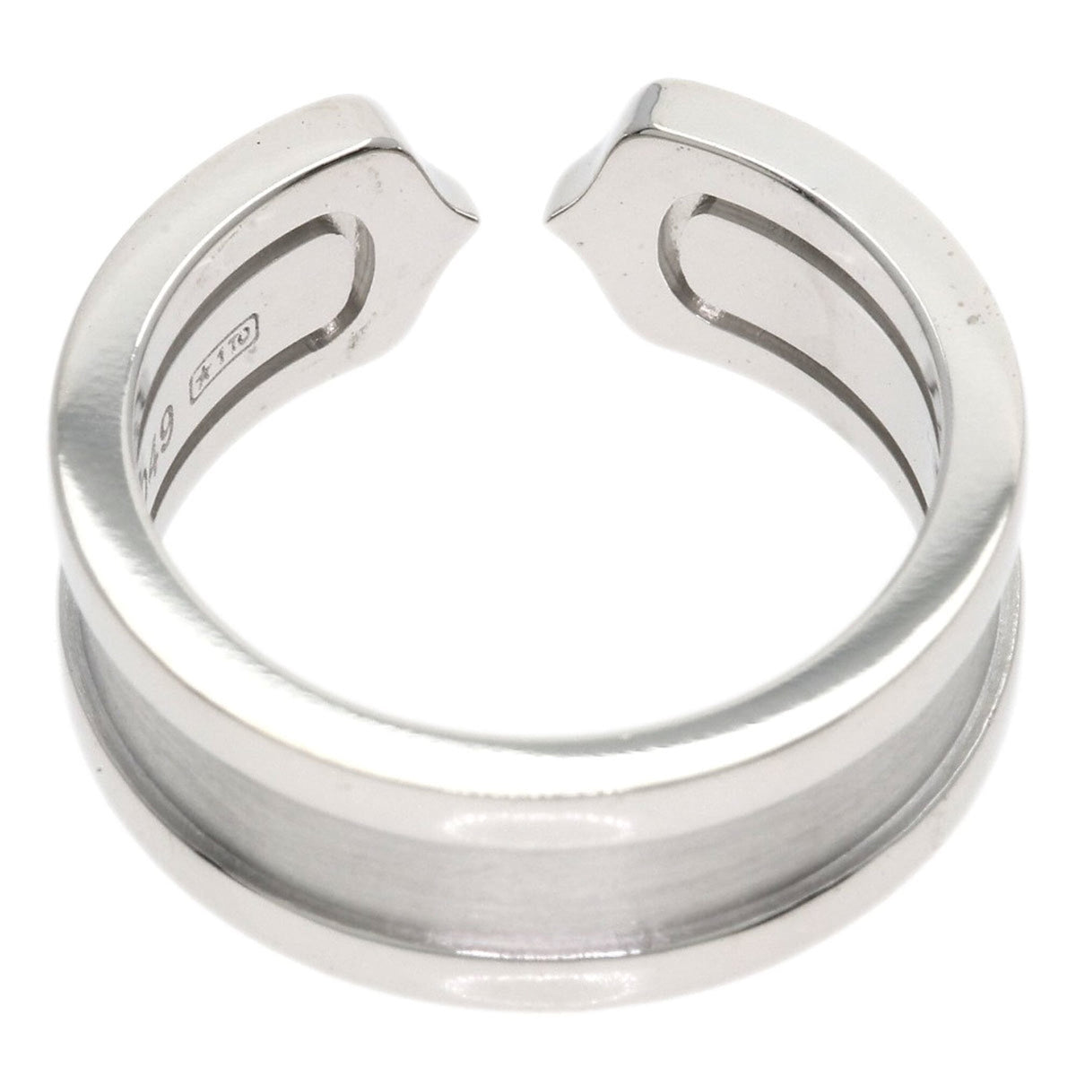Cartier C2 White Gold (18K) Band Ring (Pre-Owned)