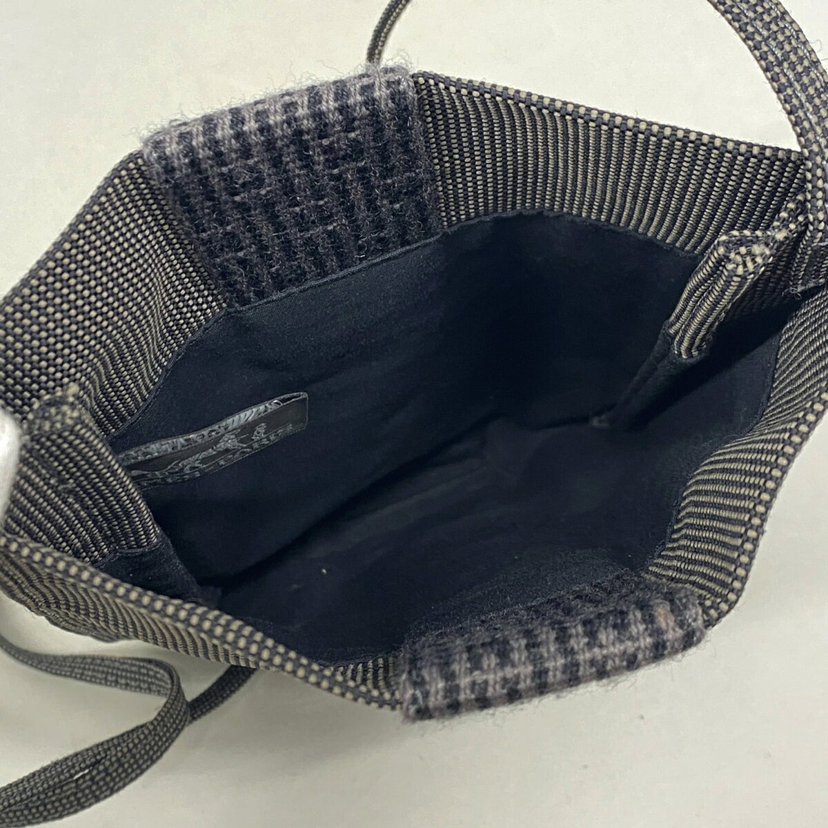 Hermes Gray Nylon Shoulder Bag (Pre-Owned)