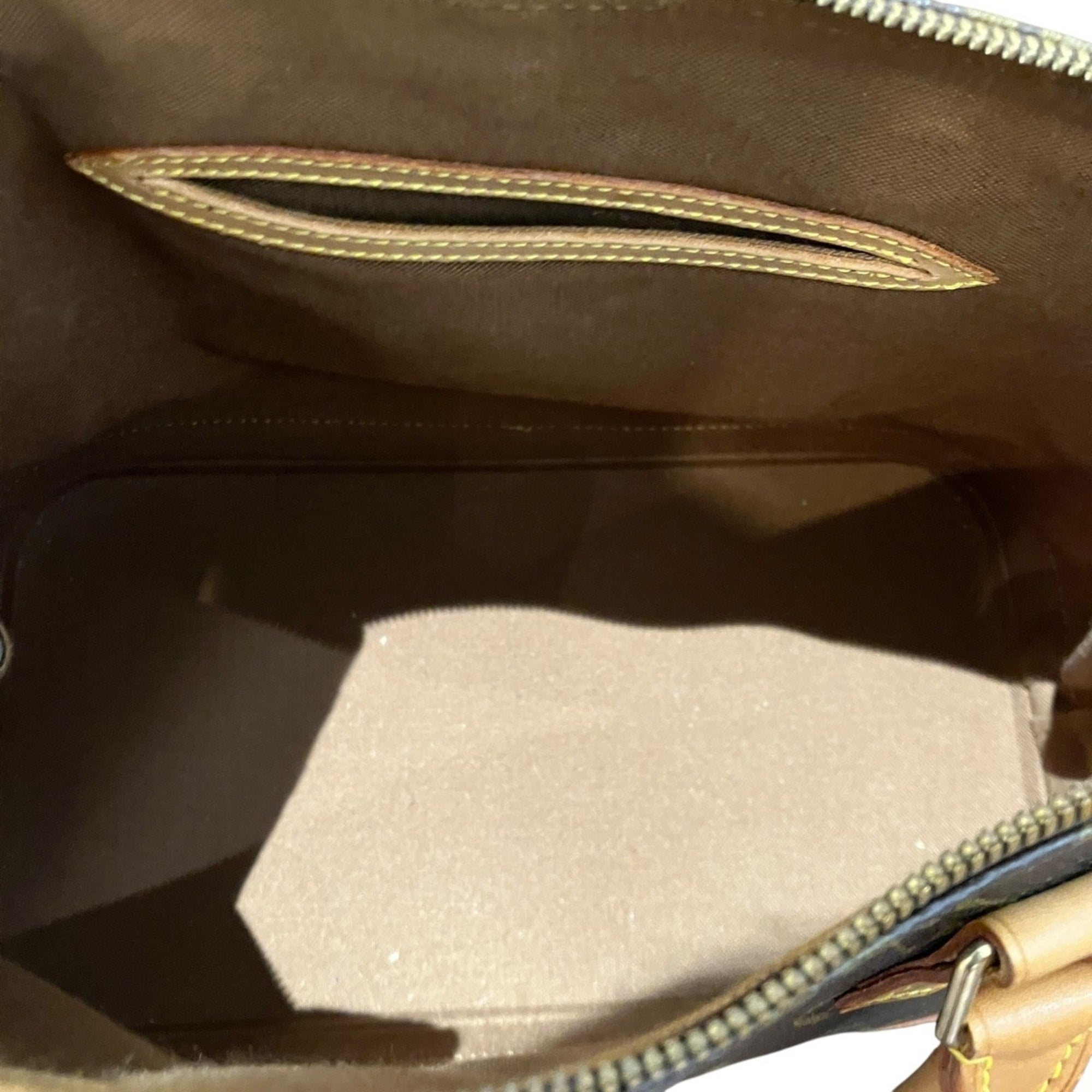 Louis Vuitton Brown Coated Canvas Handbag (Pre-Owned)