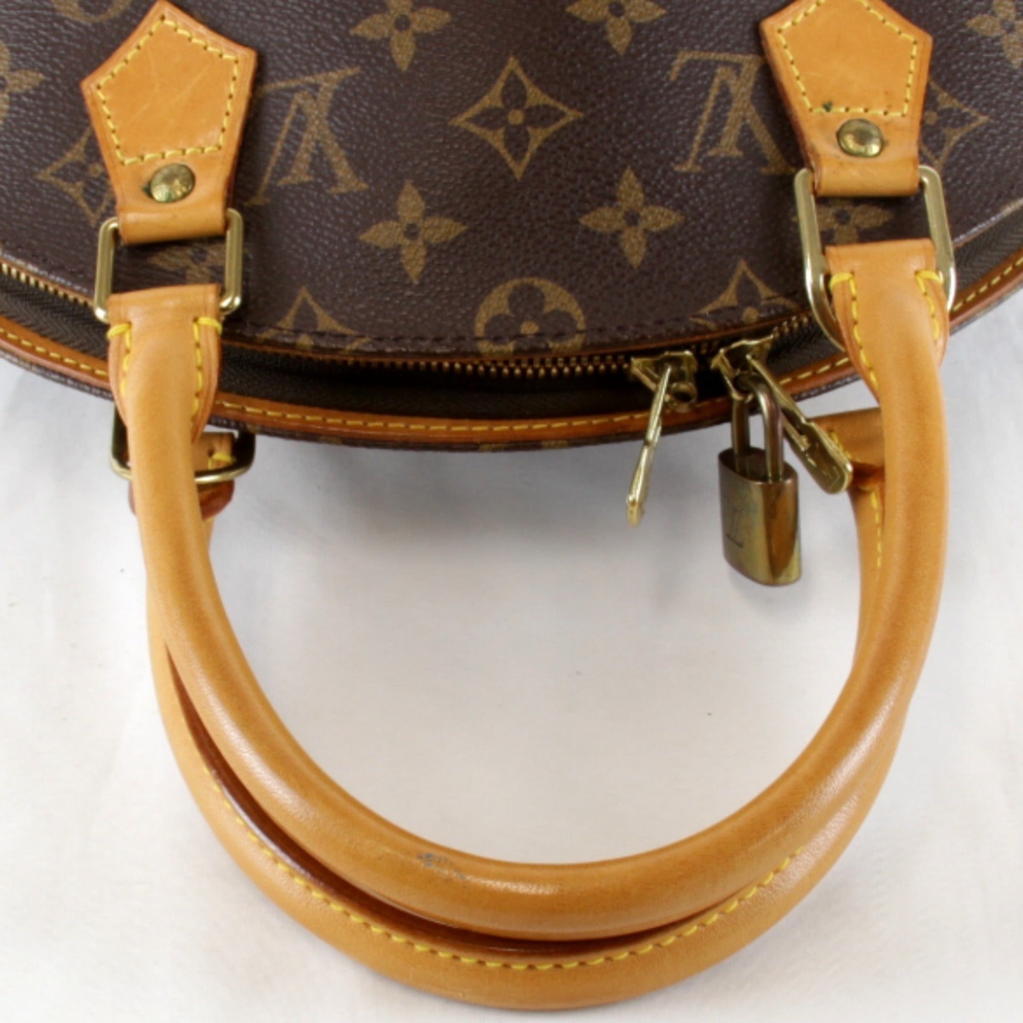 Louis Vuitton Brown Monogram Canvas Handbag (Pre-Owned)