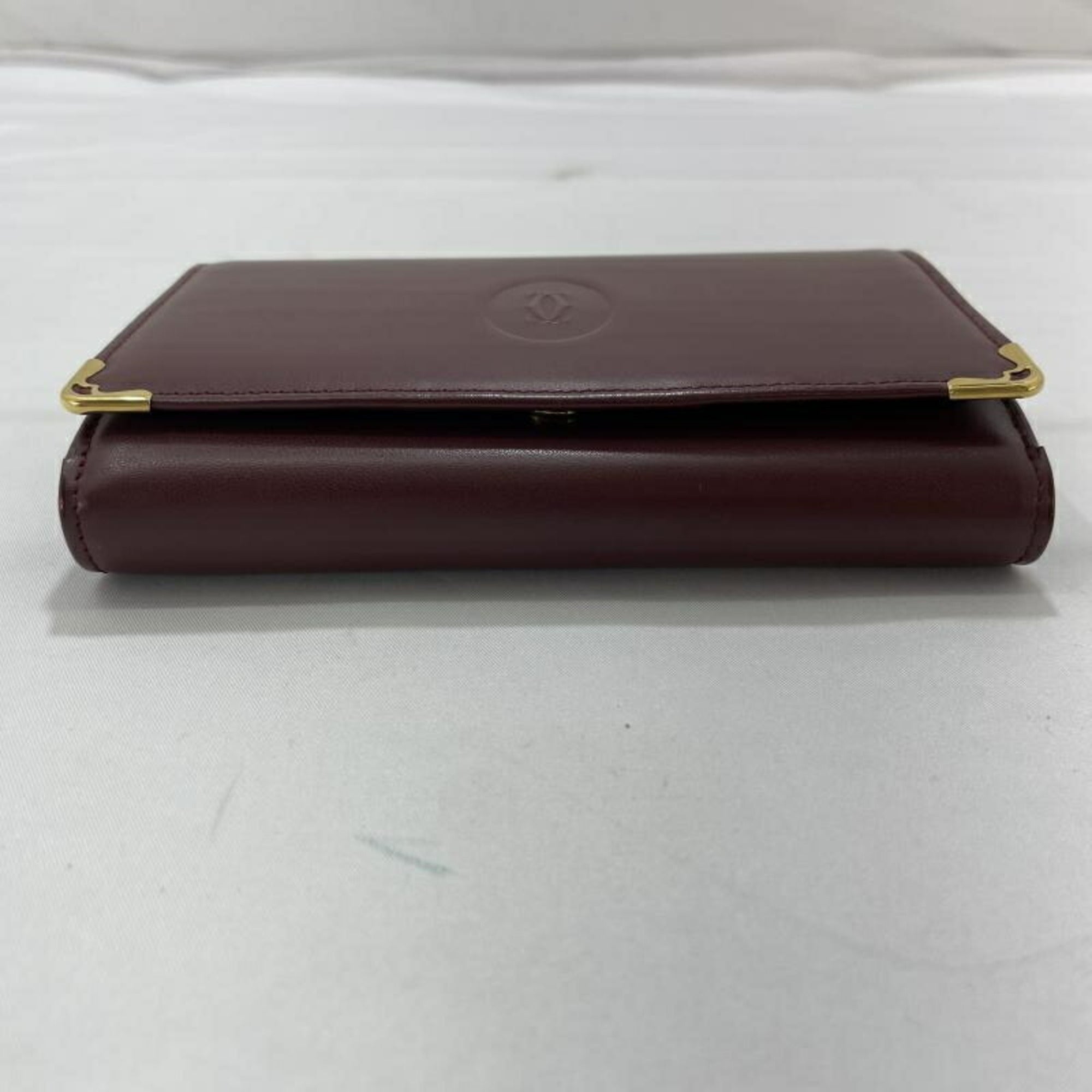 Cartier Red Color Wallet (Bi-Fold) (Pre-Owned)