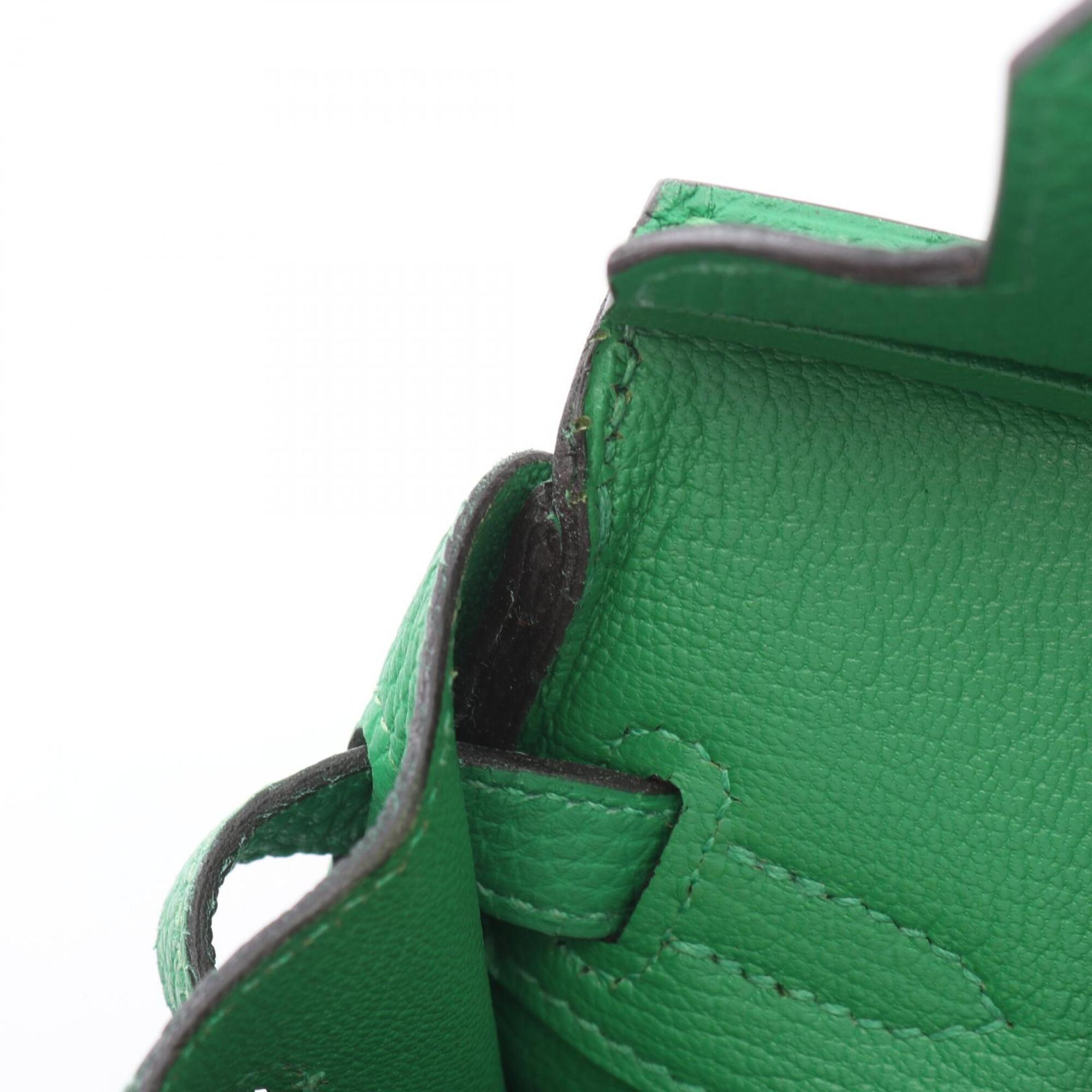 Hermes Green Togo Leather Handbag (Pre-Owned)