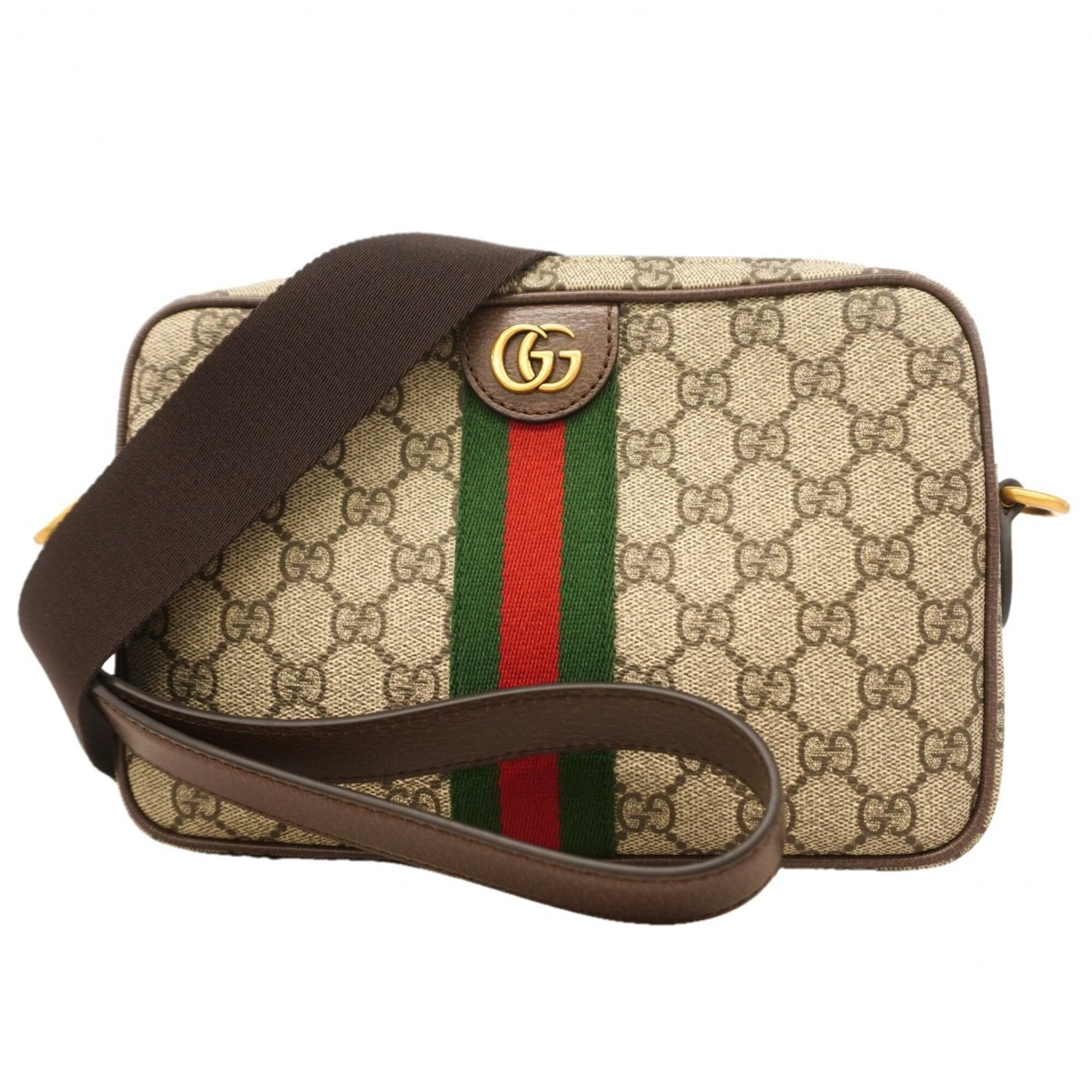 Gucci Brown Pvc Shoulder Bag (Pre-Owned)