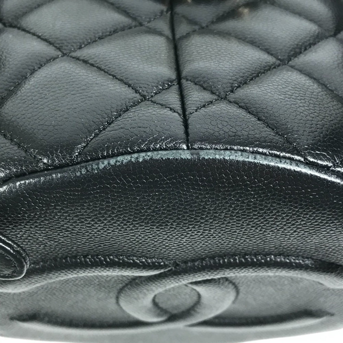 Chanel Black Grained Calfskin Backpack (Pre-Owned)