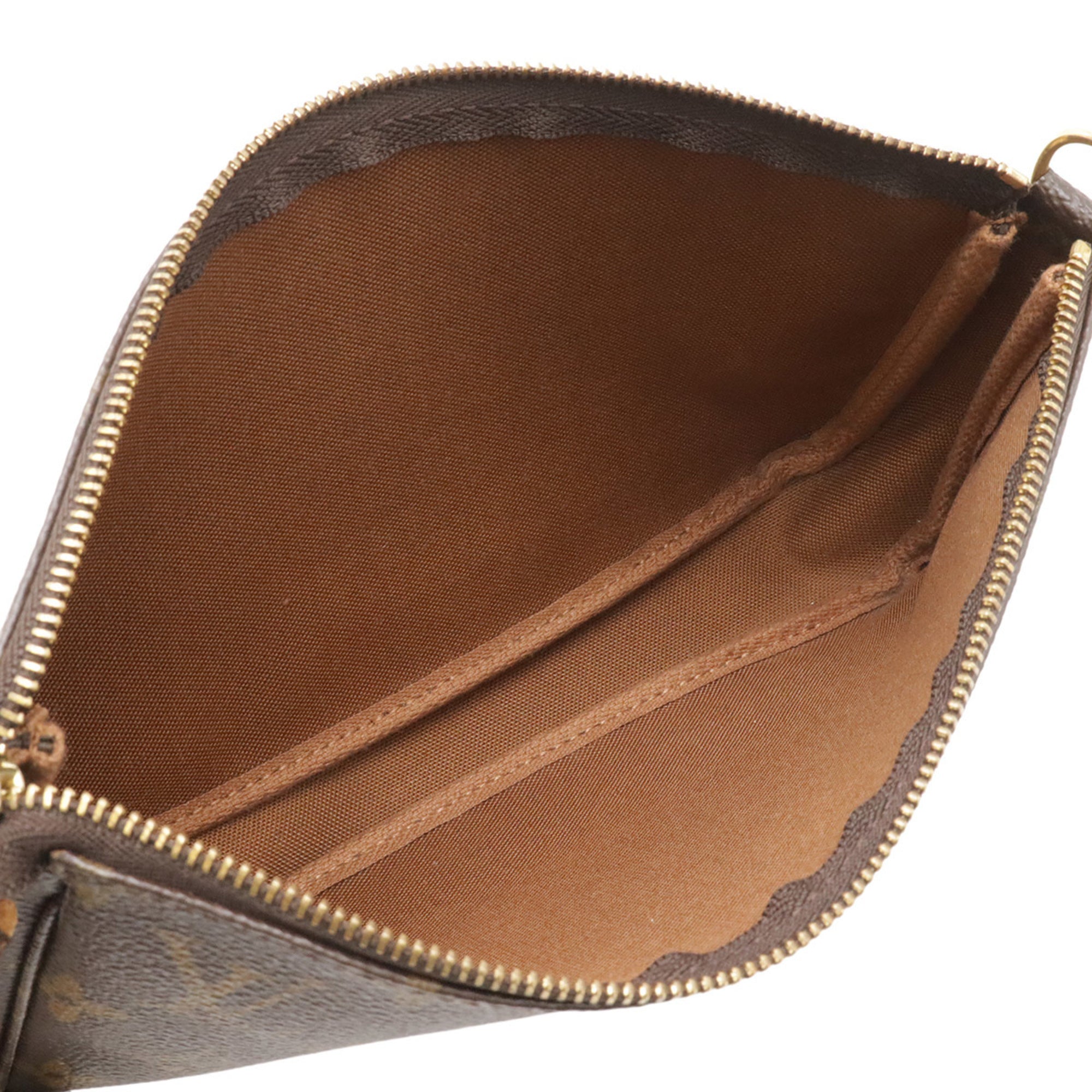 Louis Vuitton Monogram Brown Monogram Handbag Pochette (Pre-Owned)