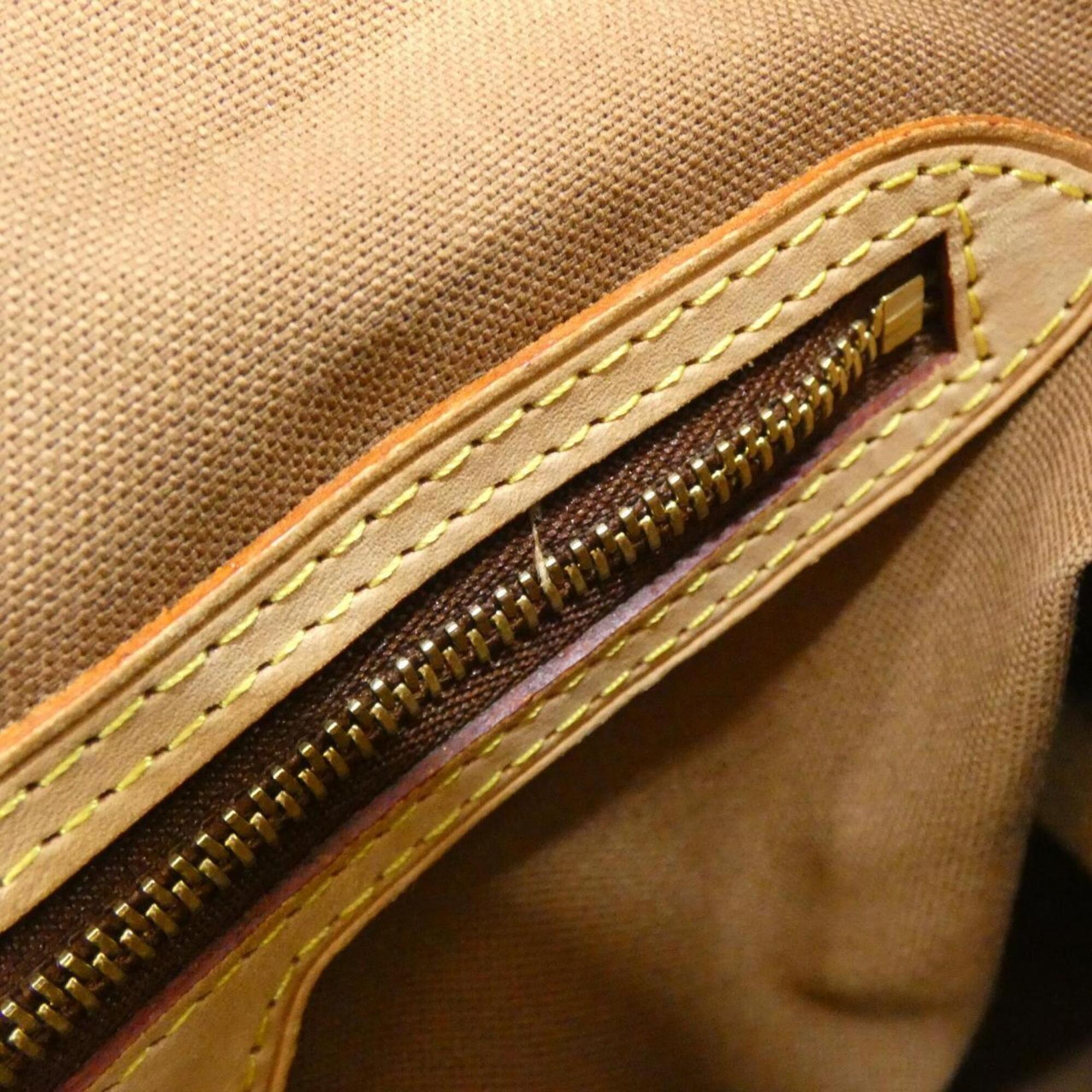 Louis Vuitton Marron Coated Canvas Handbag (Pre-Owned)