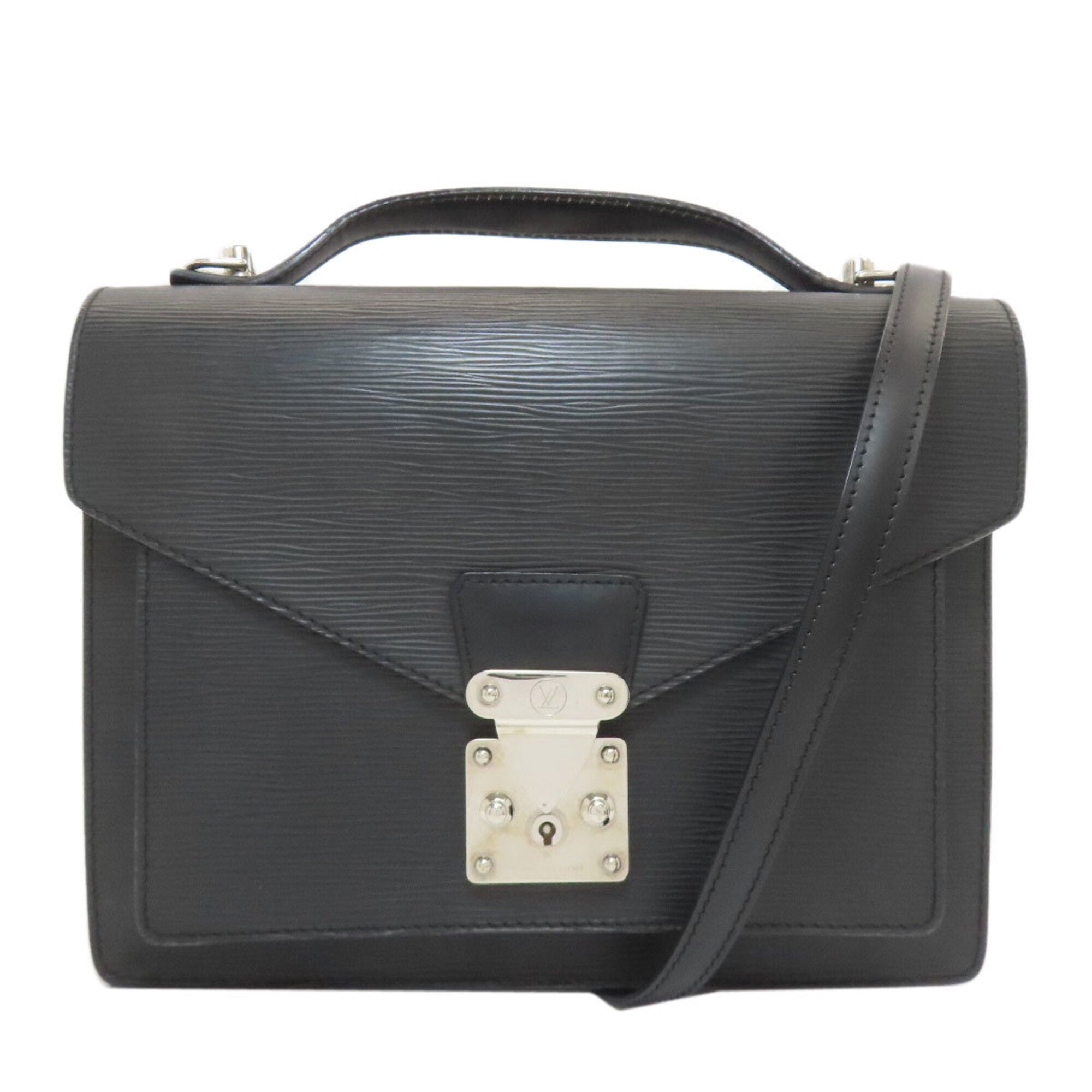 Louis Vuitton Noir Epi Leather Handbag (Pre-Owned)