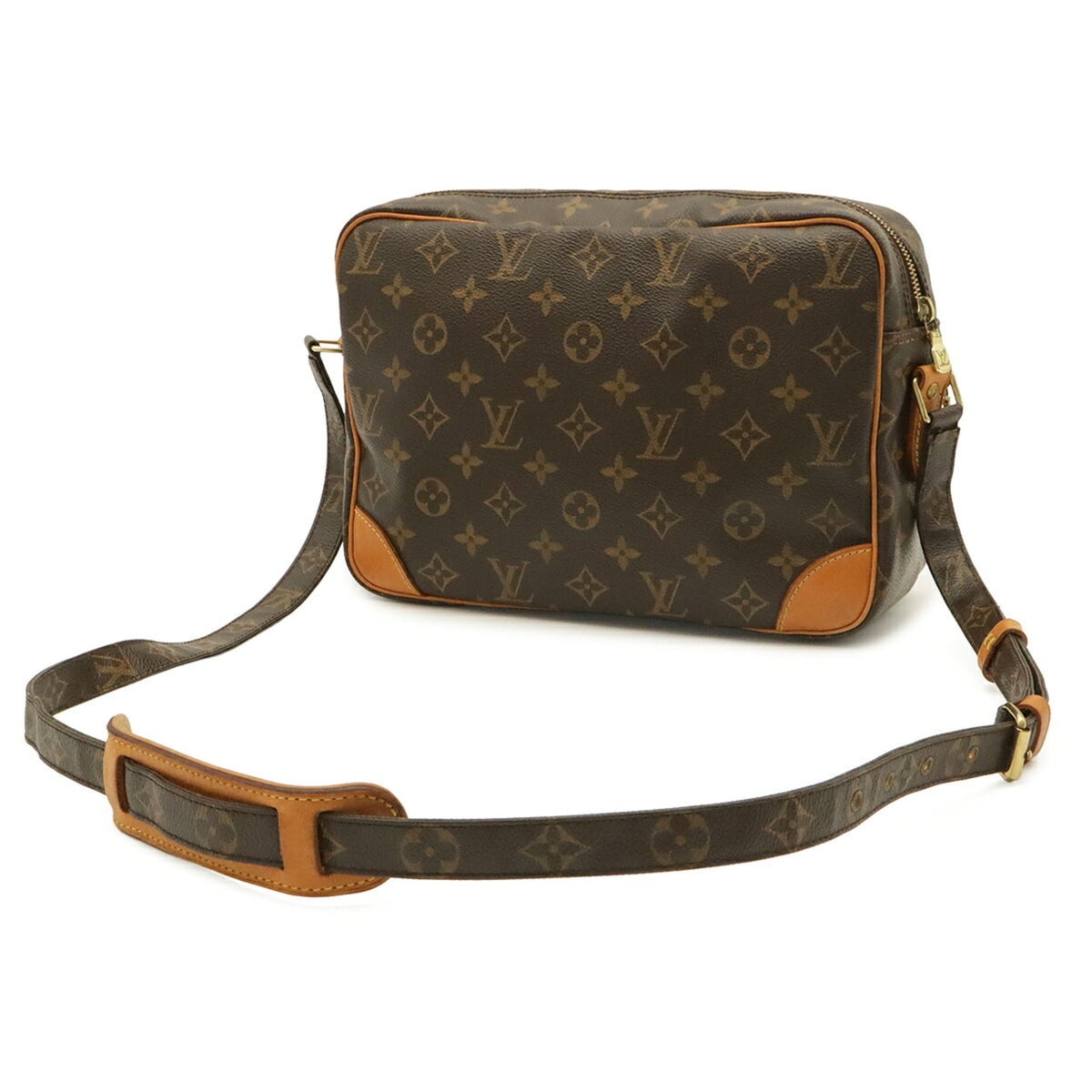Louis Vuitton Brown Monogram Canvas Pvc Coated Canvas Handbag Messenger Bag Shoulder Bag (Pre-Owned)