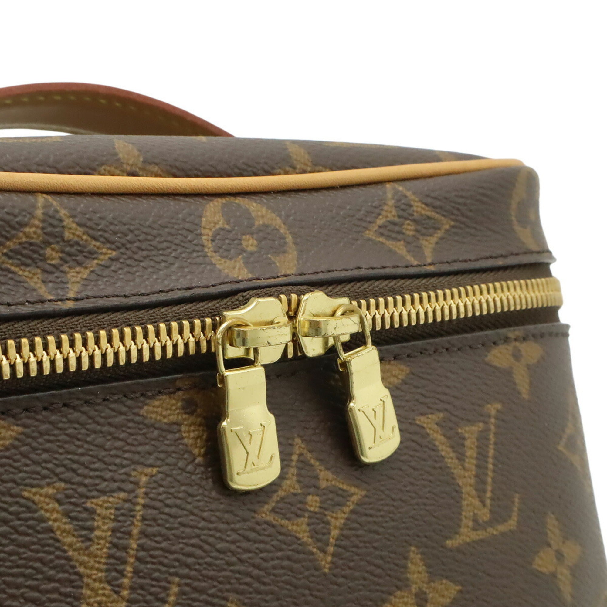 Louis Vuitton Brown Monogram White Monogram Handbag Pouch (Pre-Owned)