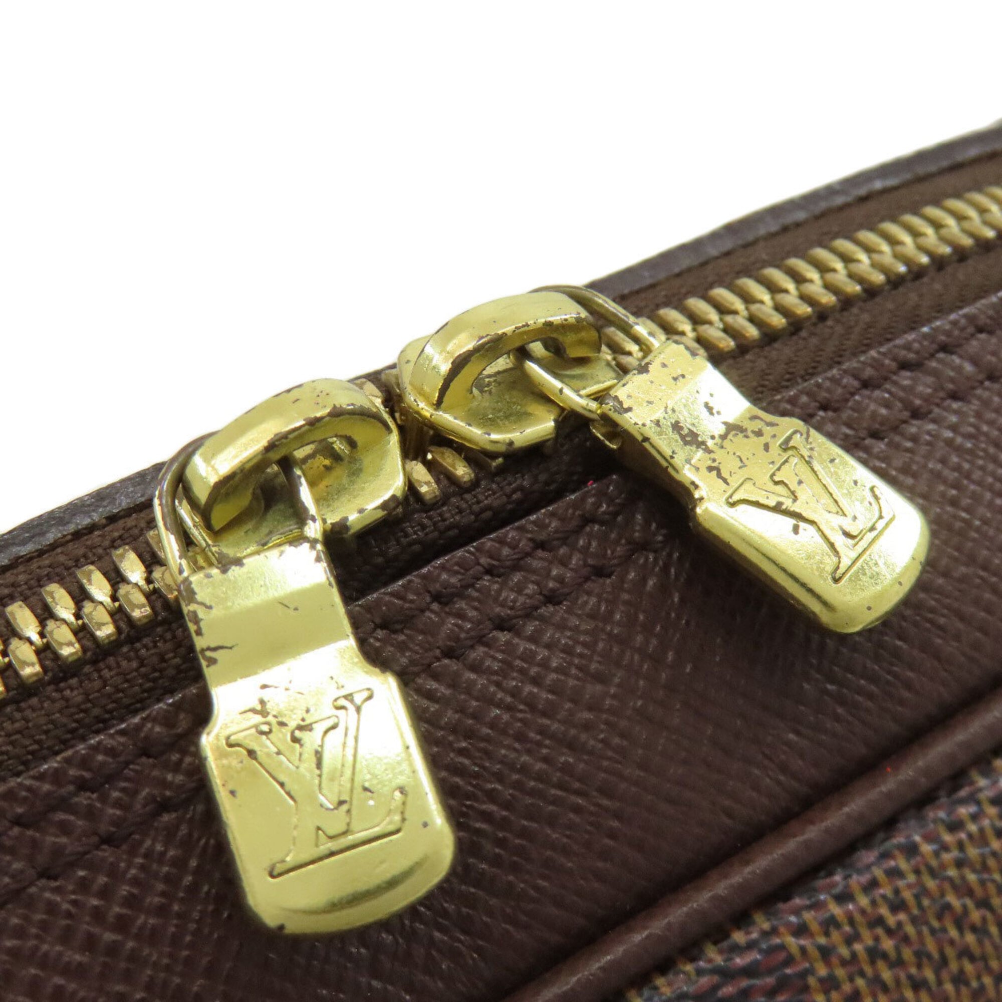 Louis Vuitton Damier Canvas Ebene Damier Canvas Handbag (Pre-Owned)
